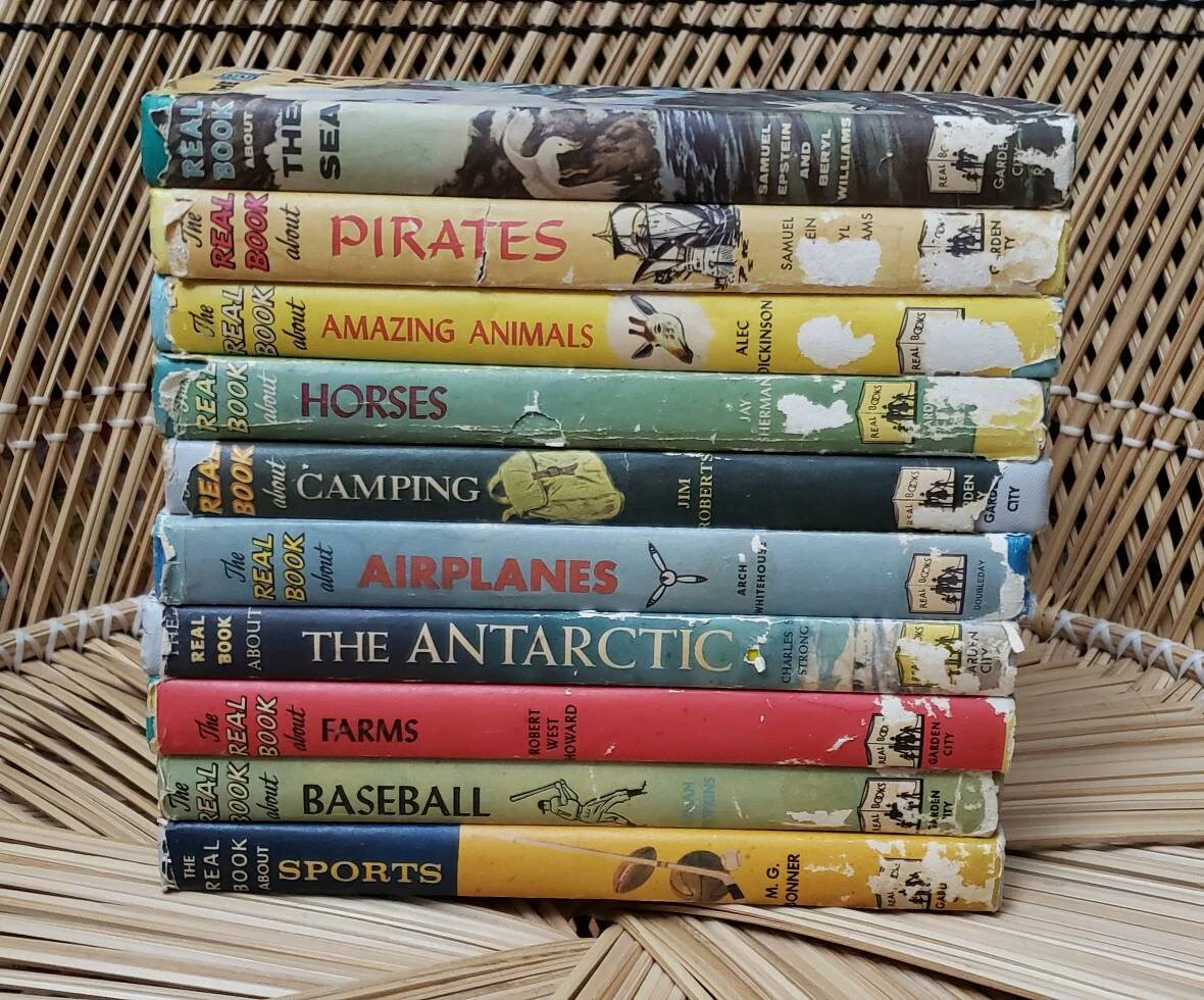 50s The Real Book About Set of 10 The Real Book About The Sea Pirates Horses Amazing Animals Baseball Camping Farms Antarctica and More by Arch Whitehouse - Image 6