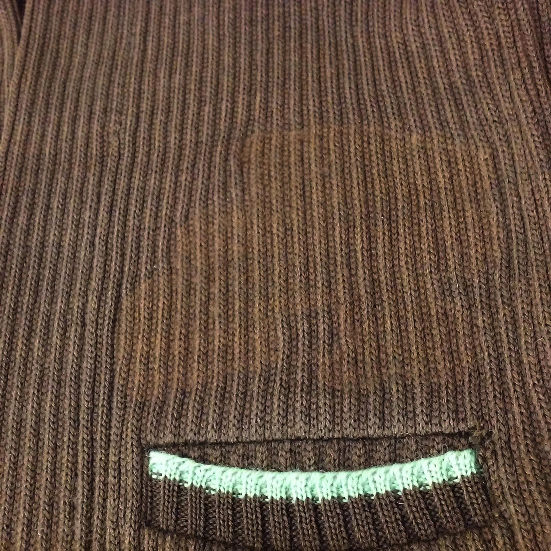 50s Thick Ribbed Knit Open Cardigan Sweater Varsity By Albion Sweater Award Albion Knitting Mills Los Angeles Made In Usa - Image 11