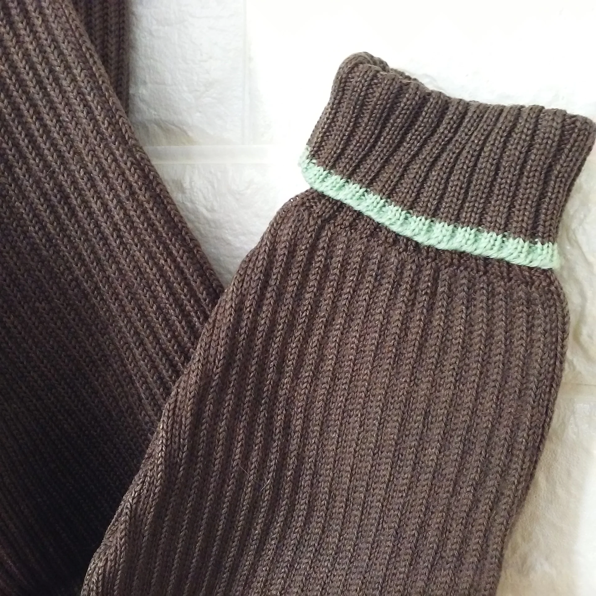 50s Thick Ribbed Knit Open Cardigan Sweater Varsity By Albion Sweater Award Albion Knitting Mills Los Angeles Made In Usa - Image 6