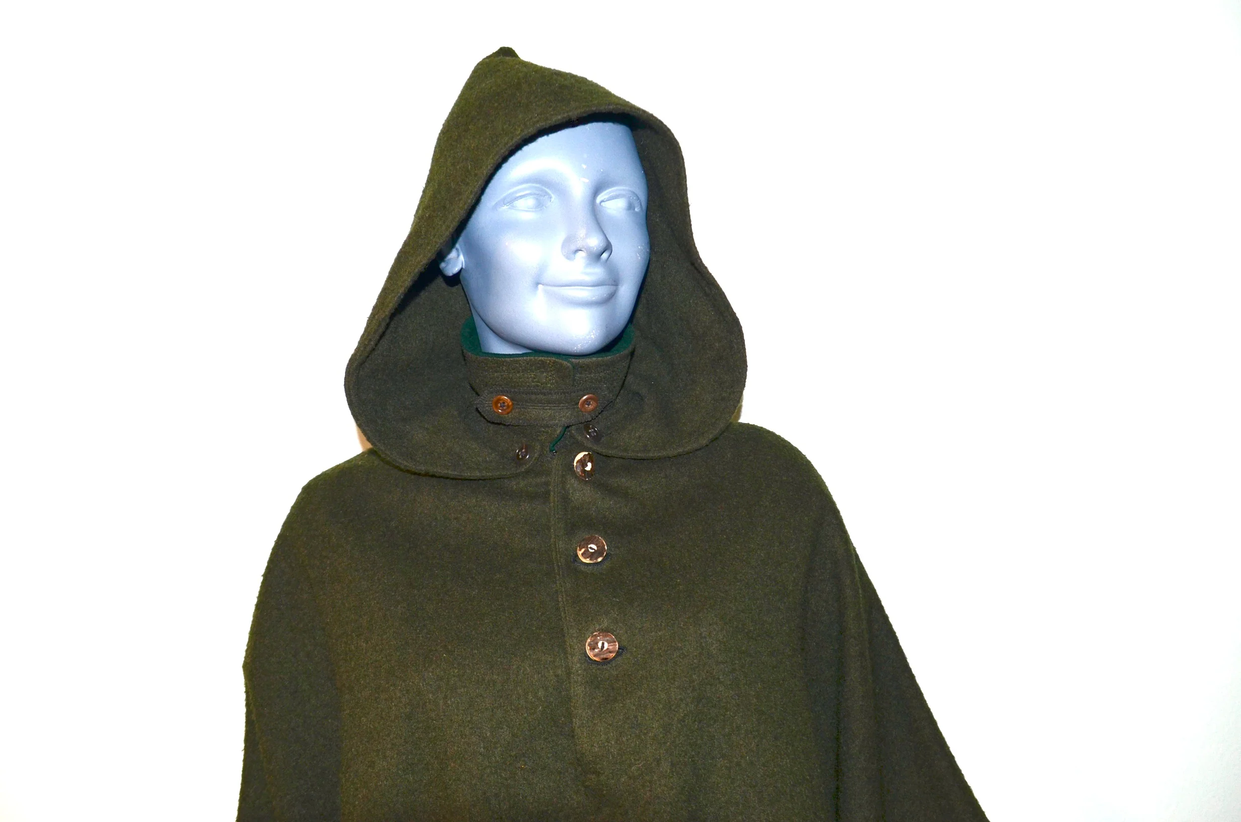 50s Traditional Trachten Cape With Pointy Hood By Karl Kettl - Image 10