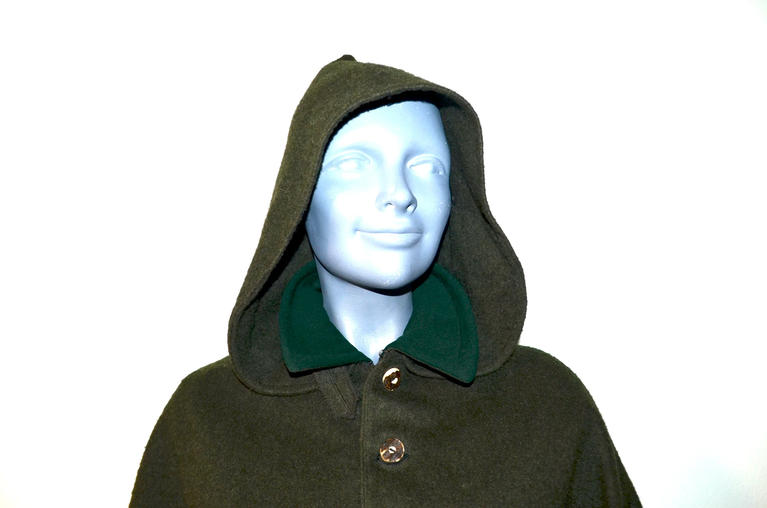 50s Traditional Trachten Cape With Pointy Hood By Karl Kettl - Image 12
