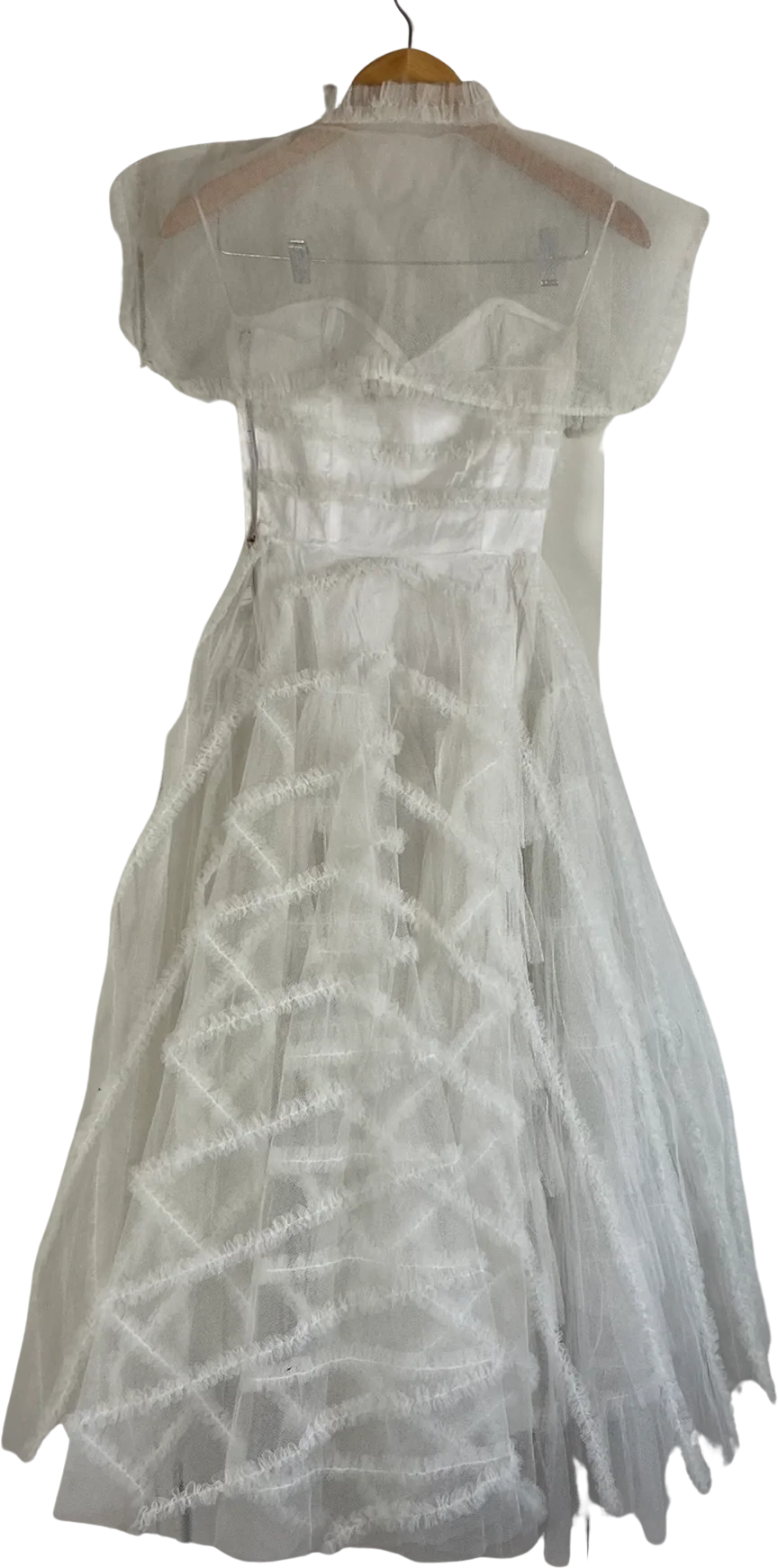 50s Tulle Cupcake Strapless Party Prom Dress Wedding - Image 2