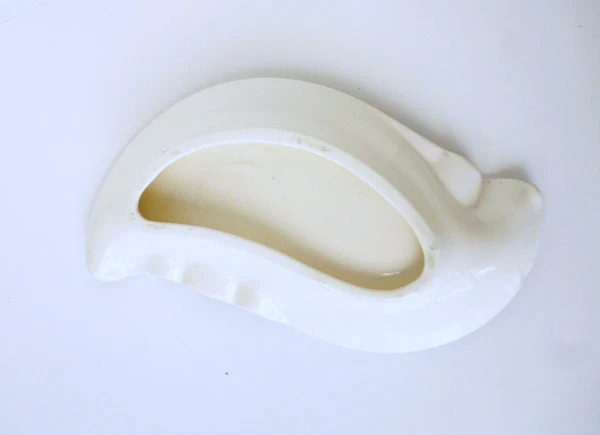 50s Unsigned Sasha Brastoff Harlequin Ashtray Mid Century , Mcm , Atomic , Stylish , Air Brushed , - Image 2