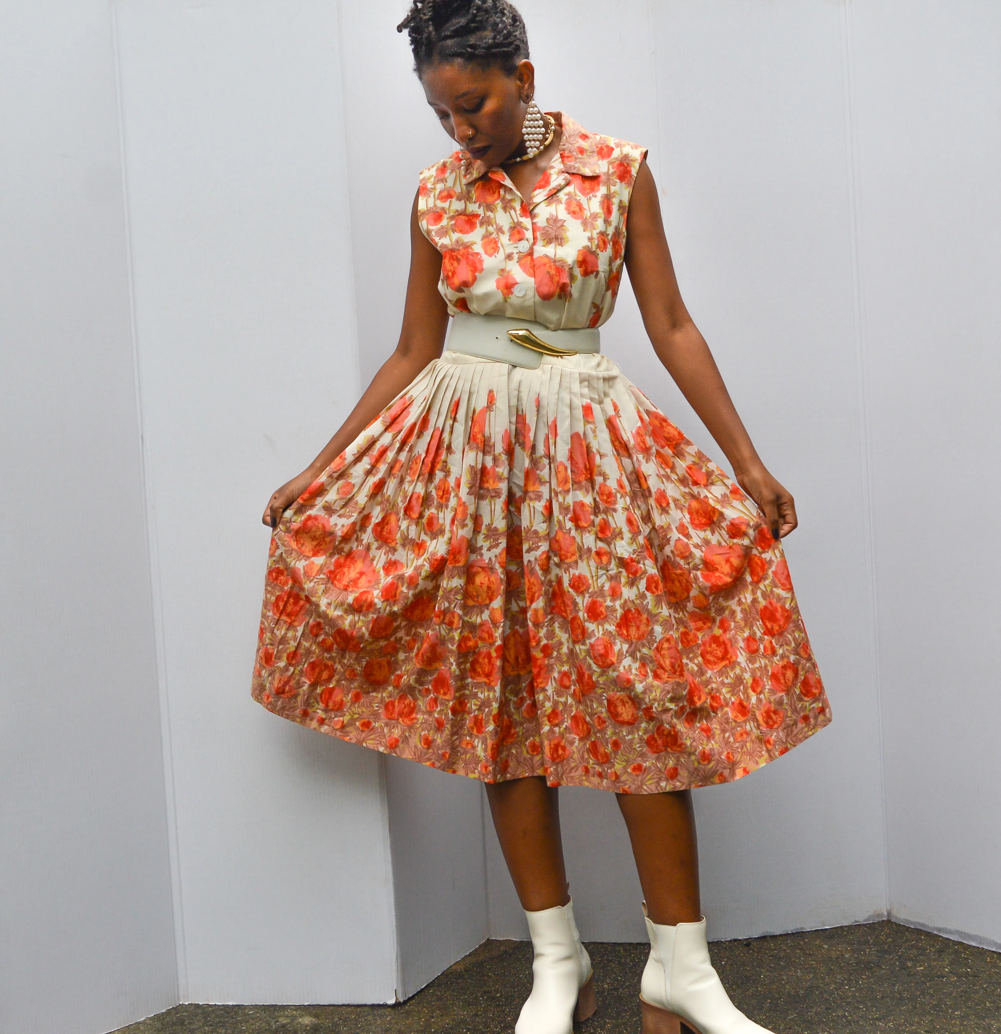 50s Vintage Harper Dress - Image 2