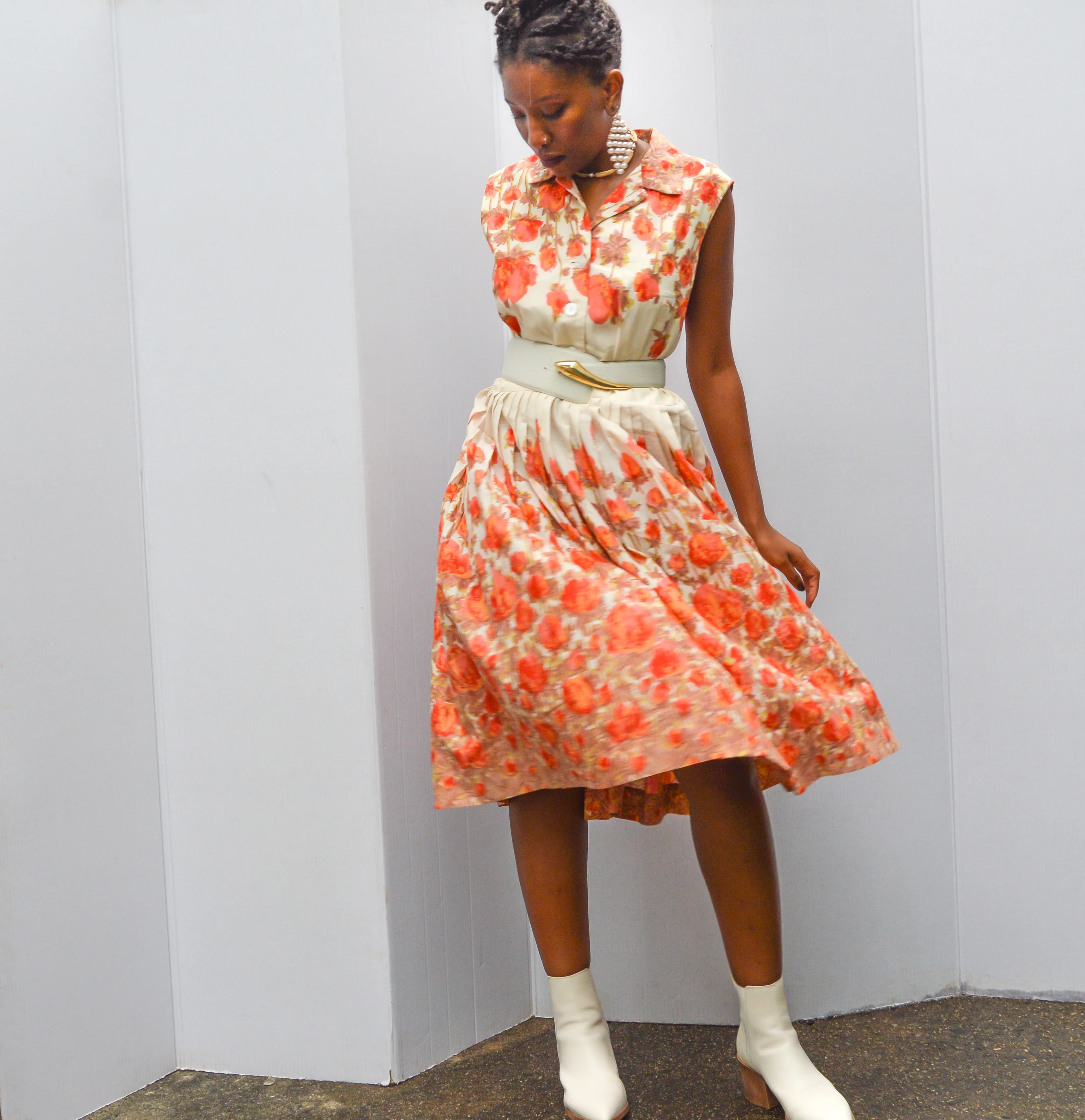 50s Vintage Harper Dress - Image 3