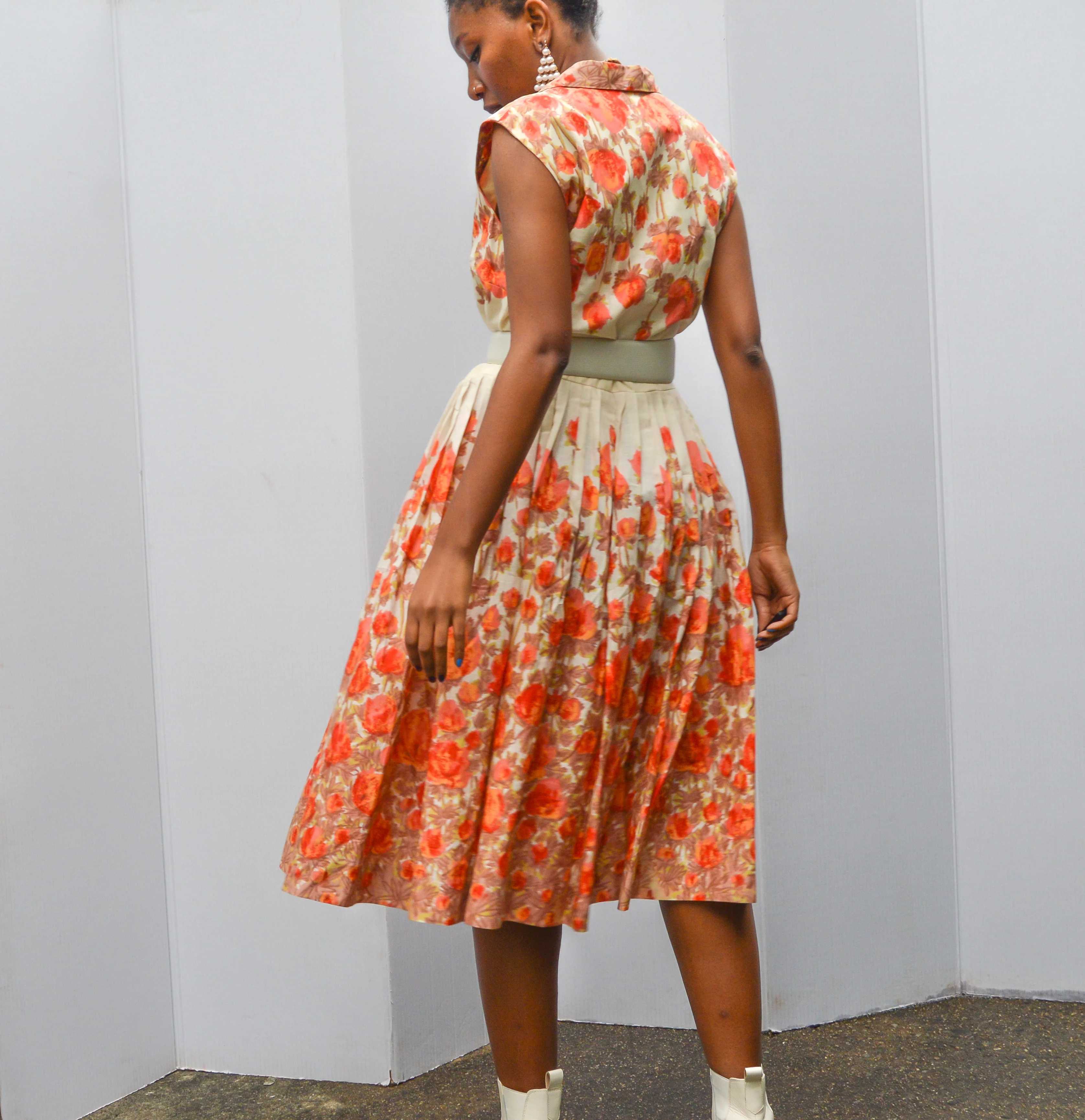 50s Vintage Harper Dress - Image 4