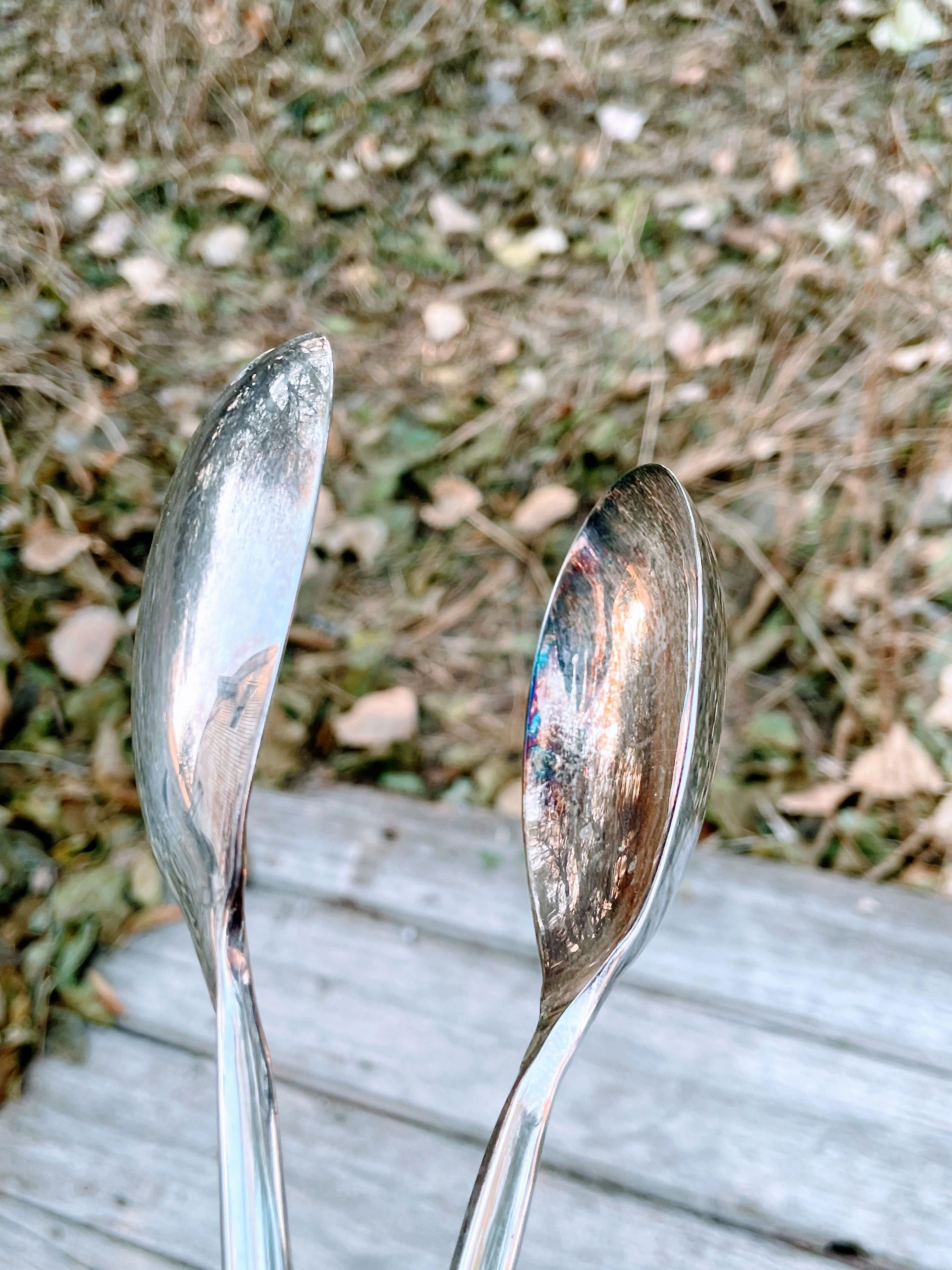 50s Vintage Pair Of Silverplate Salad Tongs By Sheffield - Image 6