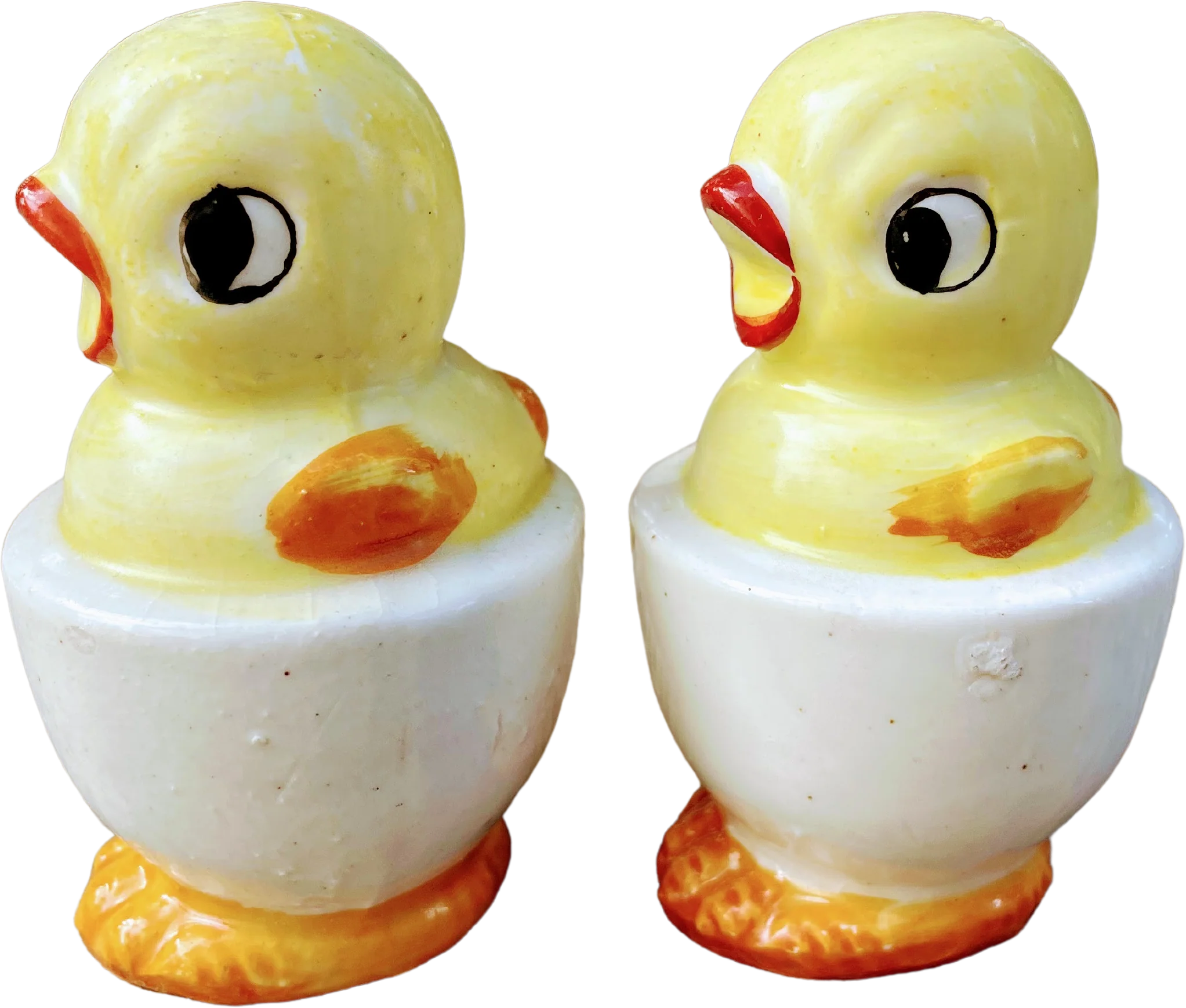 50s Vintage Salt And Pepper Shakers Chicks In An Egg