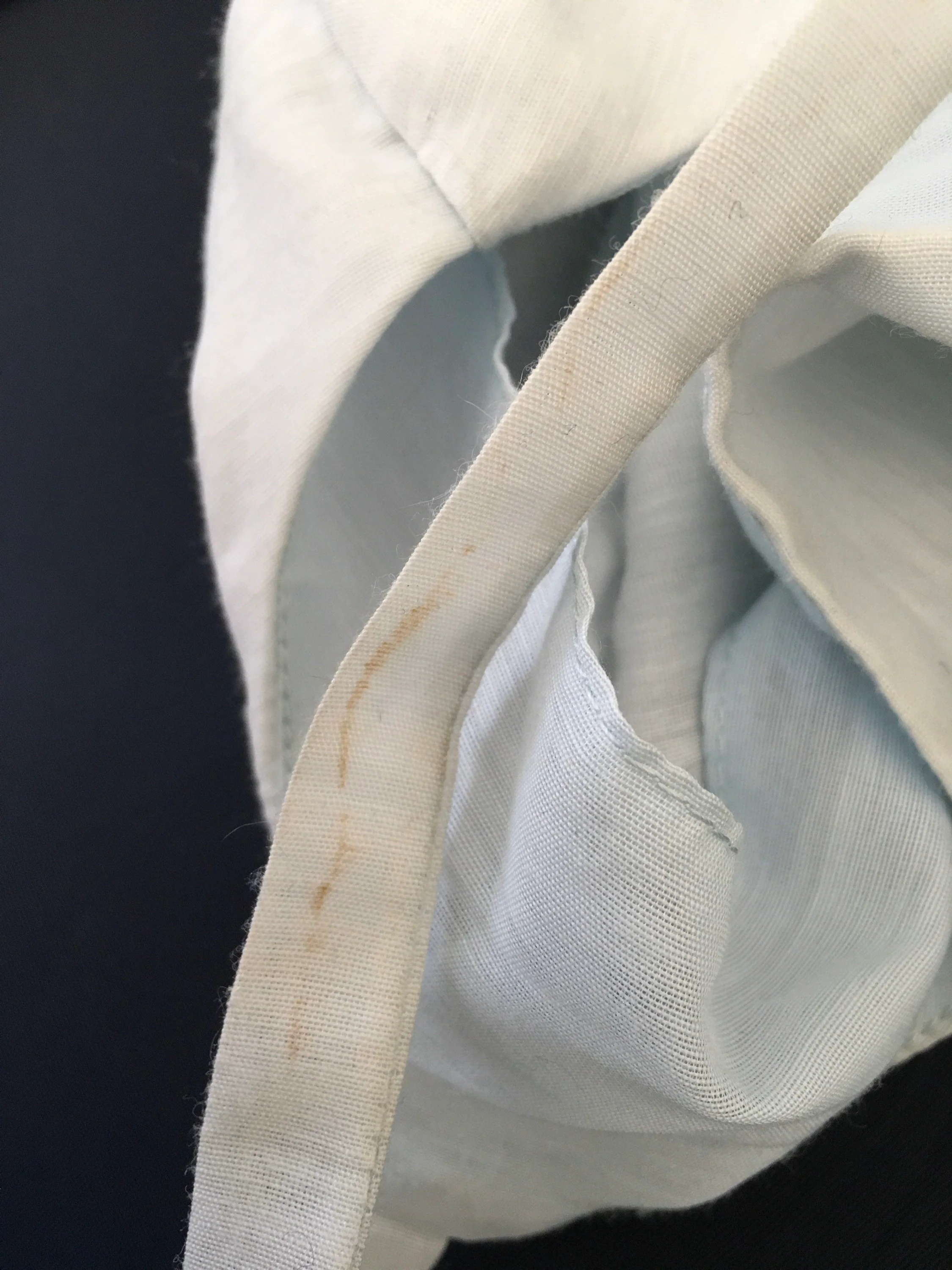 50's White Sleeveless Sundress with Large Blue Floral Print by Betty Barclay - Image 5