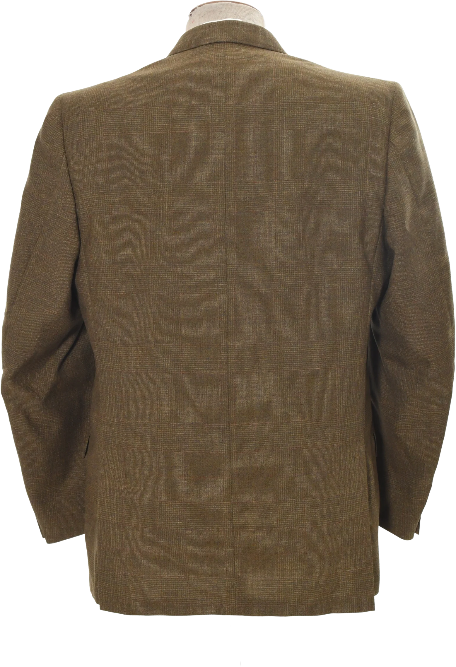60s 40r Green Brown Plaid Single Breasted Mod Suit By Tempo - Image 2
