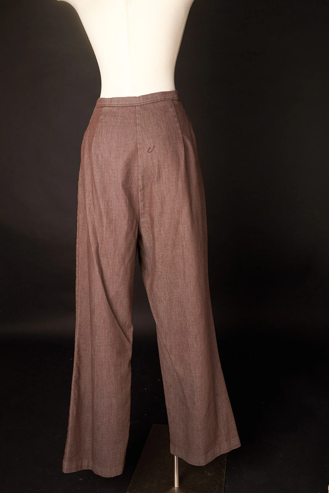 60s 60s Jeanie By Blue Bell Brown Pants Trousers By Blue Bell - Image 4