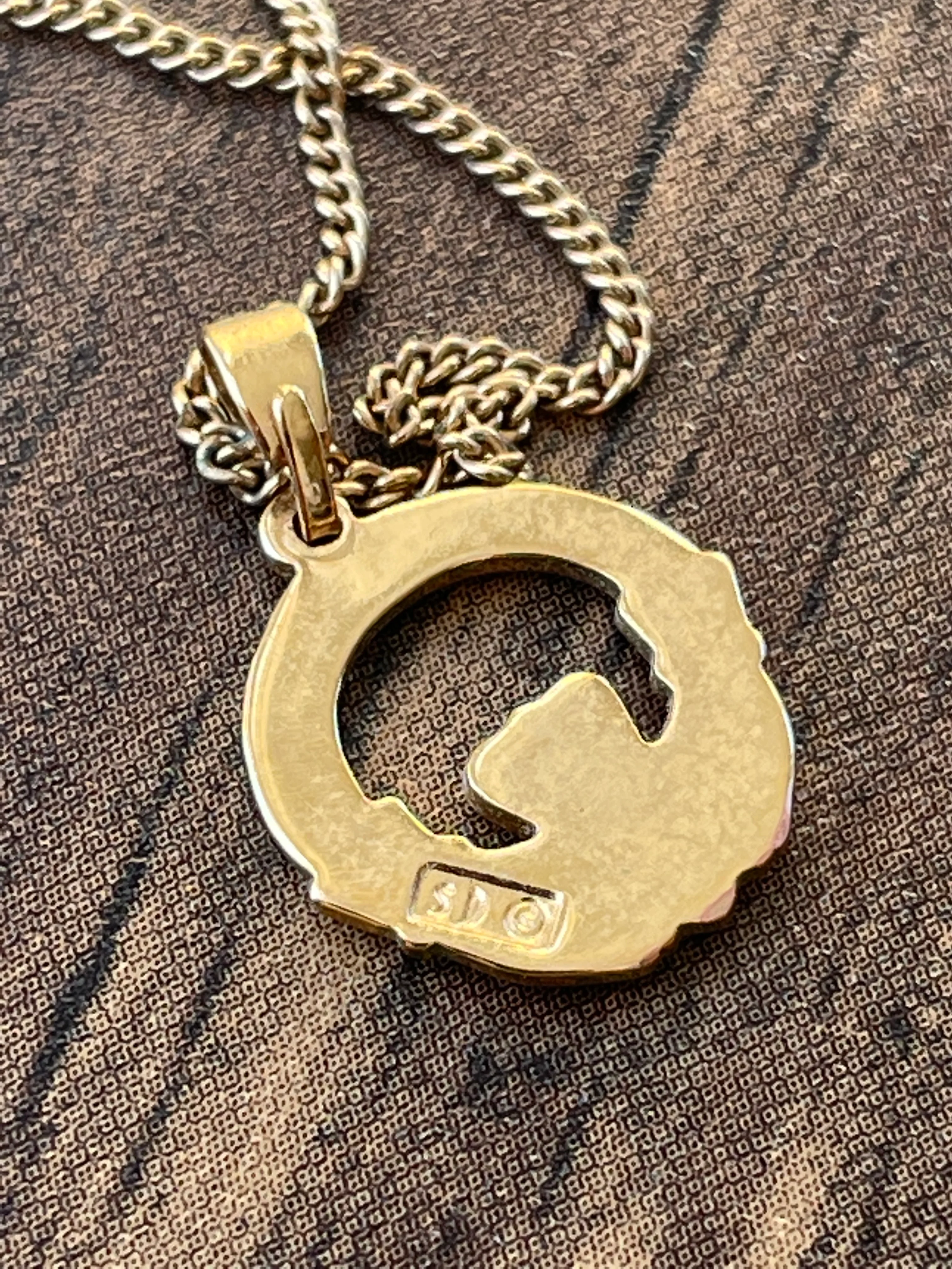 60s/70s 14k Gold Necklace With Claddagh Pendant - Image 9