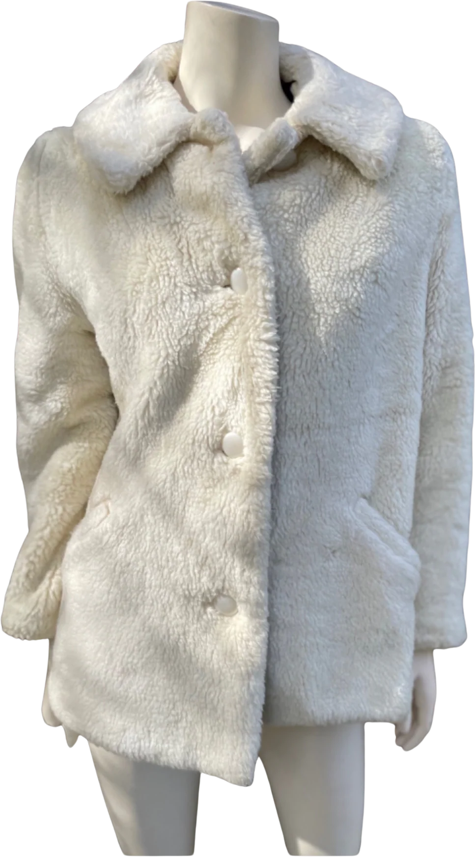 60s/70s Shag Carpet Coat Jacket Quilted Lining By United Garments Ltd