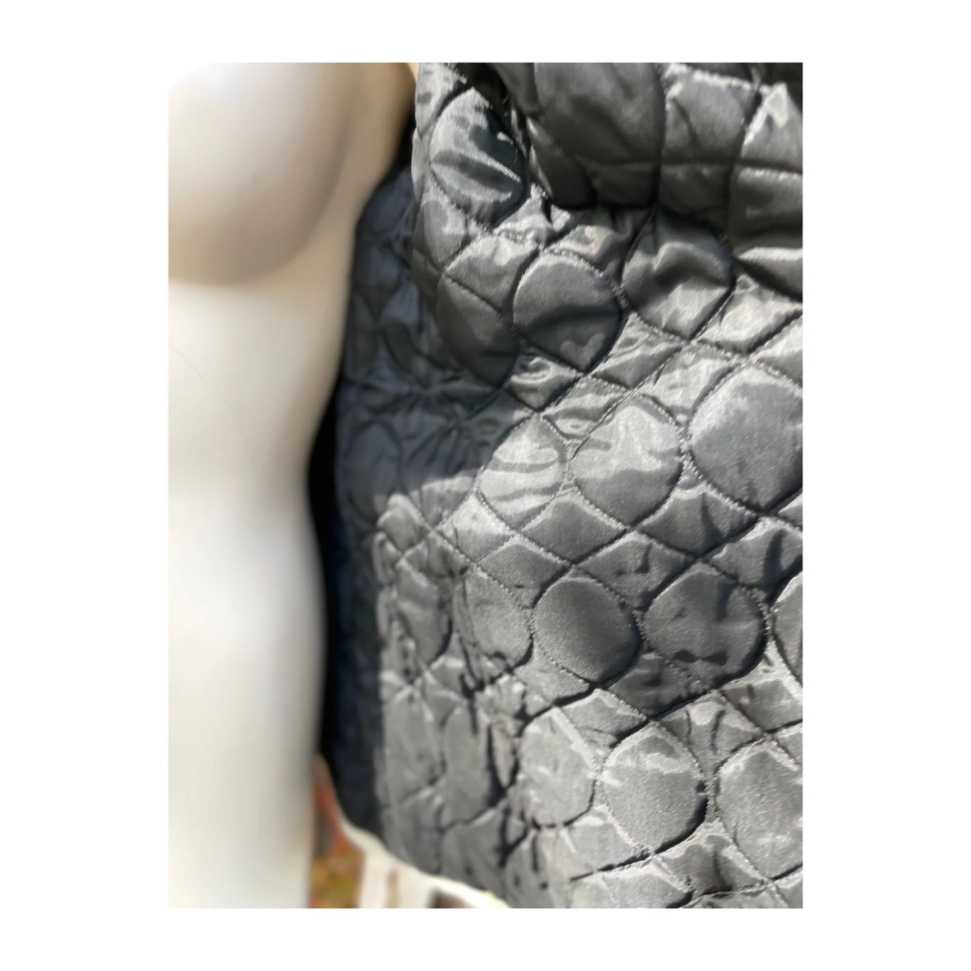 60s/70s Shag Carpet Coat Jacket Quilted Lining By United Garments Ltd - Image 3