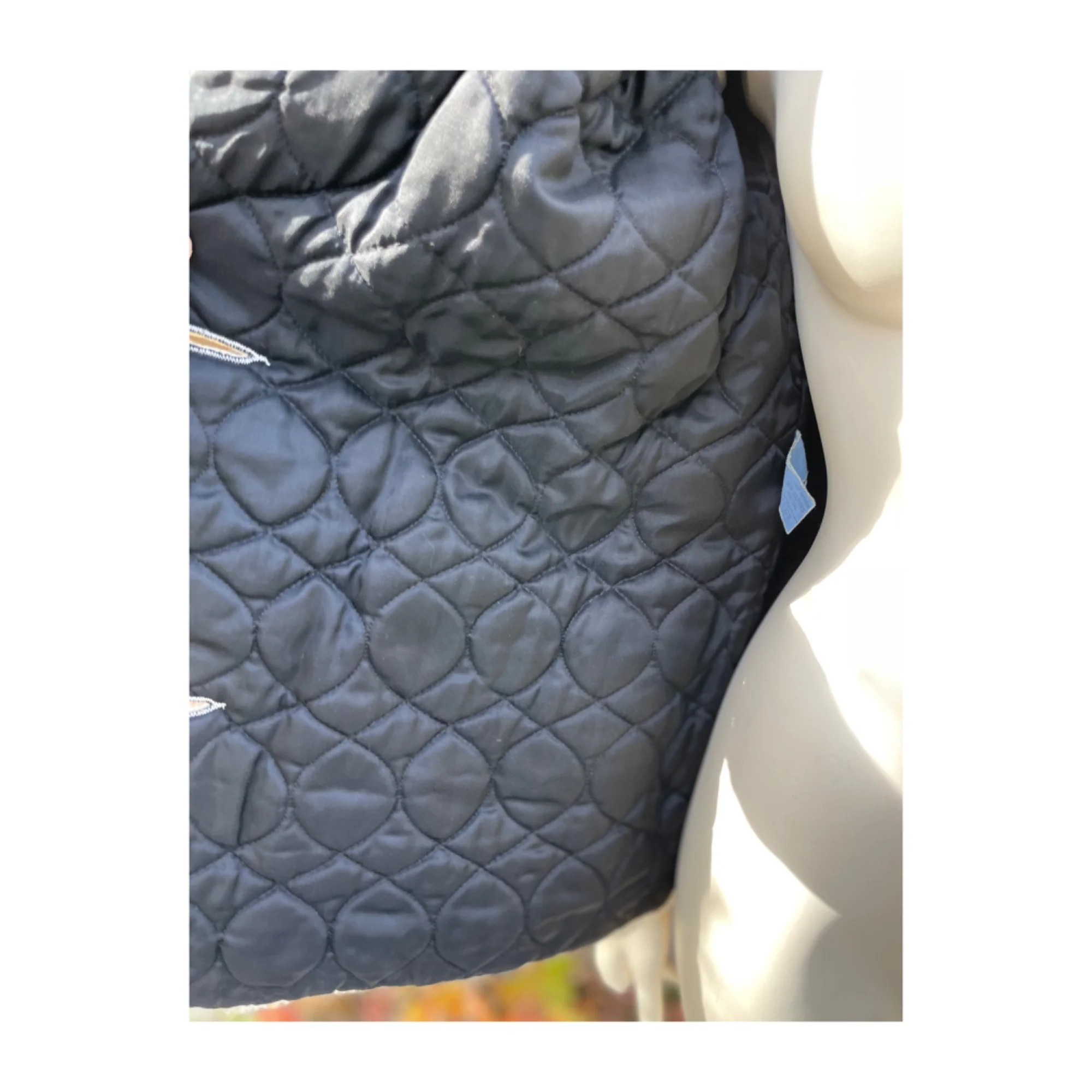 60s/70s Shag Carpet Coat Jacket Quilted Lining By United Garments Ltd - Image 5