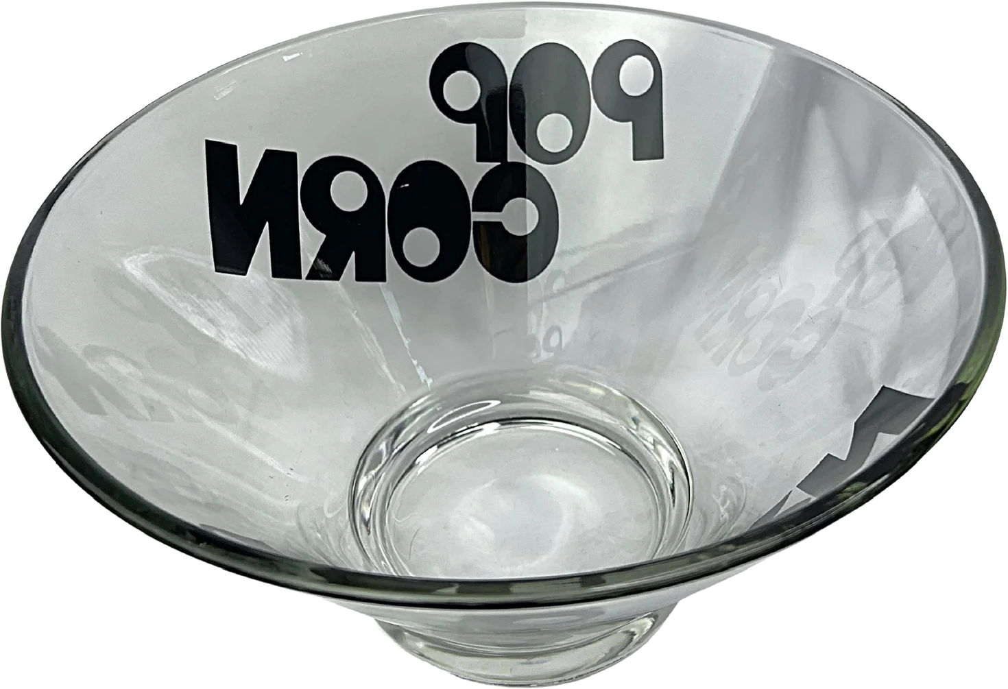 60s/70s 60s Popcorn Large Serving Snack Bowl By Wheaton Glass - Image 2