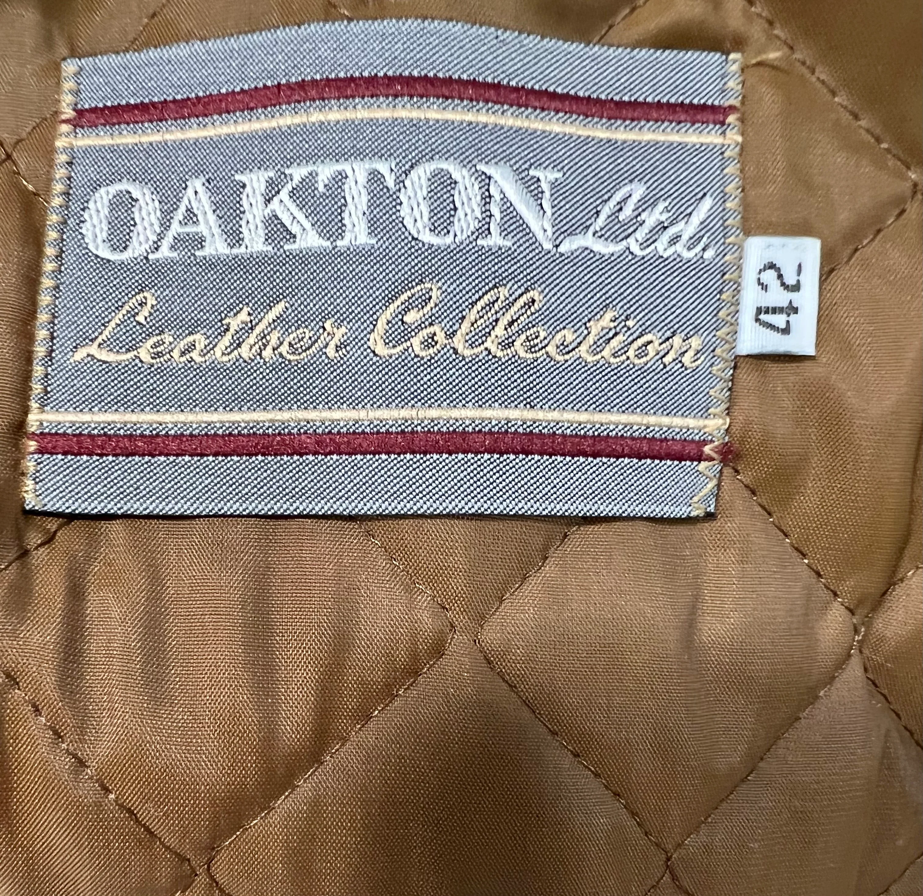 60s/70s Aviator Style Heavy Leather Bomber Jacket By Oakton Ltd - Image 8