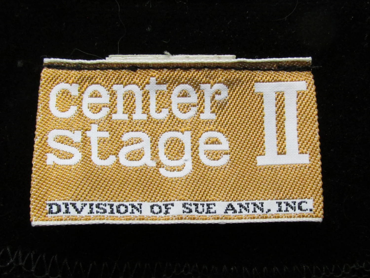60s-70s Black Velvet Vest by Center Stage Ll a Division of Sue Ann M Waistcoat by Center Stage - Image 2