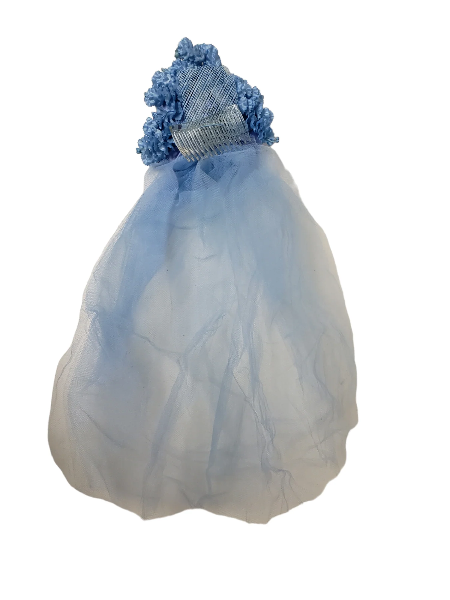 60s/70s Blue Tulle Veil For Flower Girls And Bridesmaids - Image 7