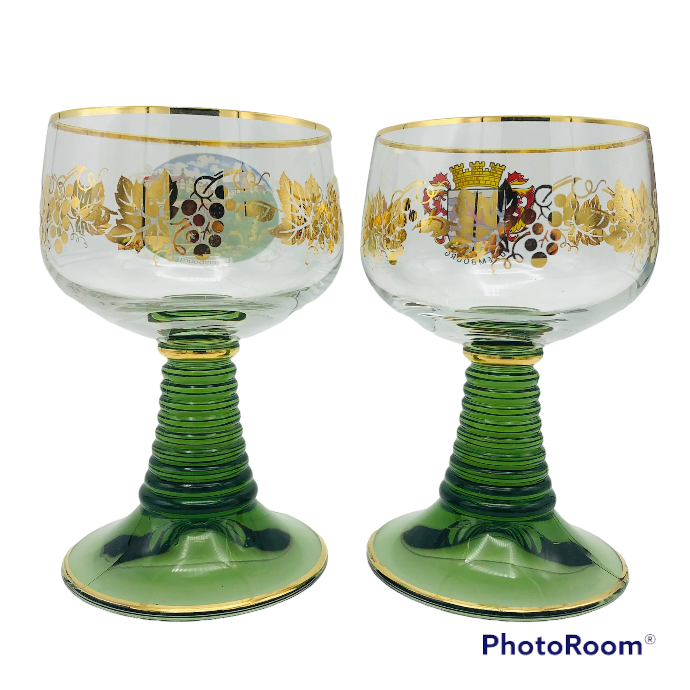 60s/70s Bockling Roemer Luxembourg Souvenir Goblet Beehive - Image 4