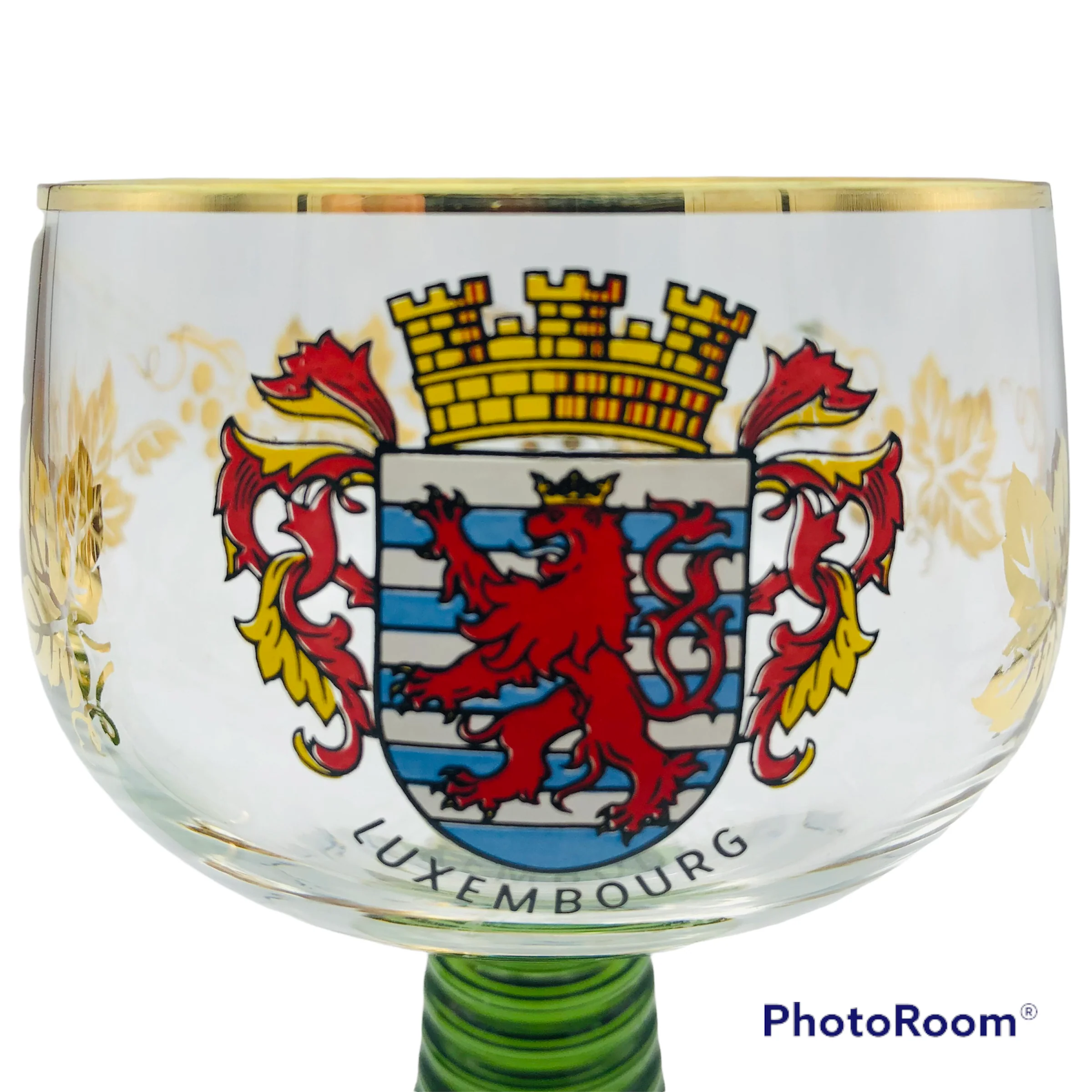 60s/70s Bockling Roemer Luxembourg Souvenir Goblet Beehive - Image 5