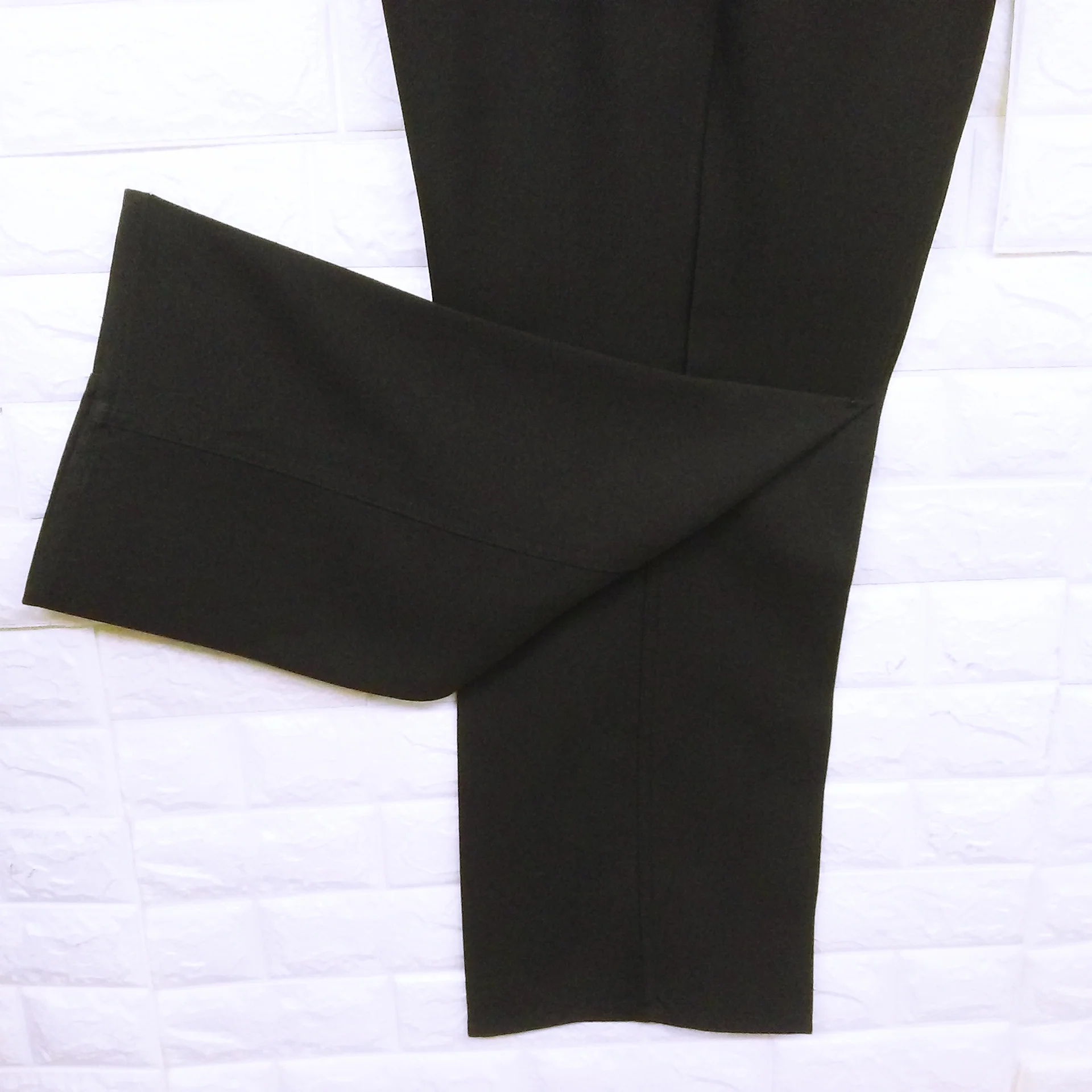 60s/70s Boot Cut High Rise 44x30 Polyester Black Gold Tab by Levi Strauss & Co - Image 7