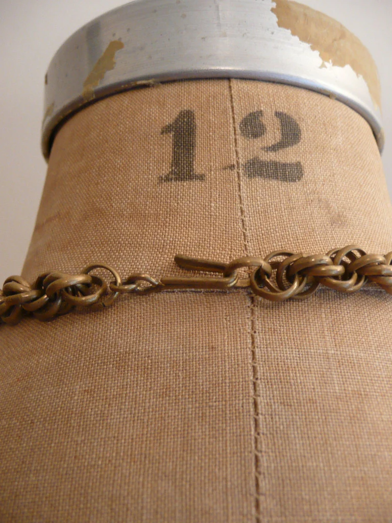 60's/70's Brass Knight Necklace - Image 3