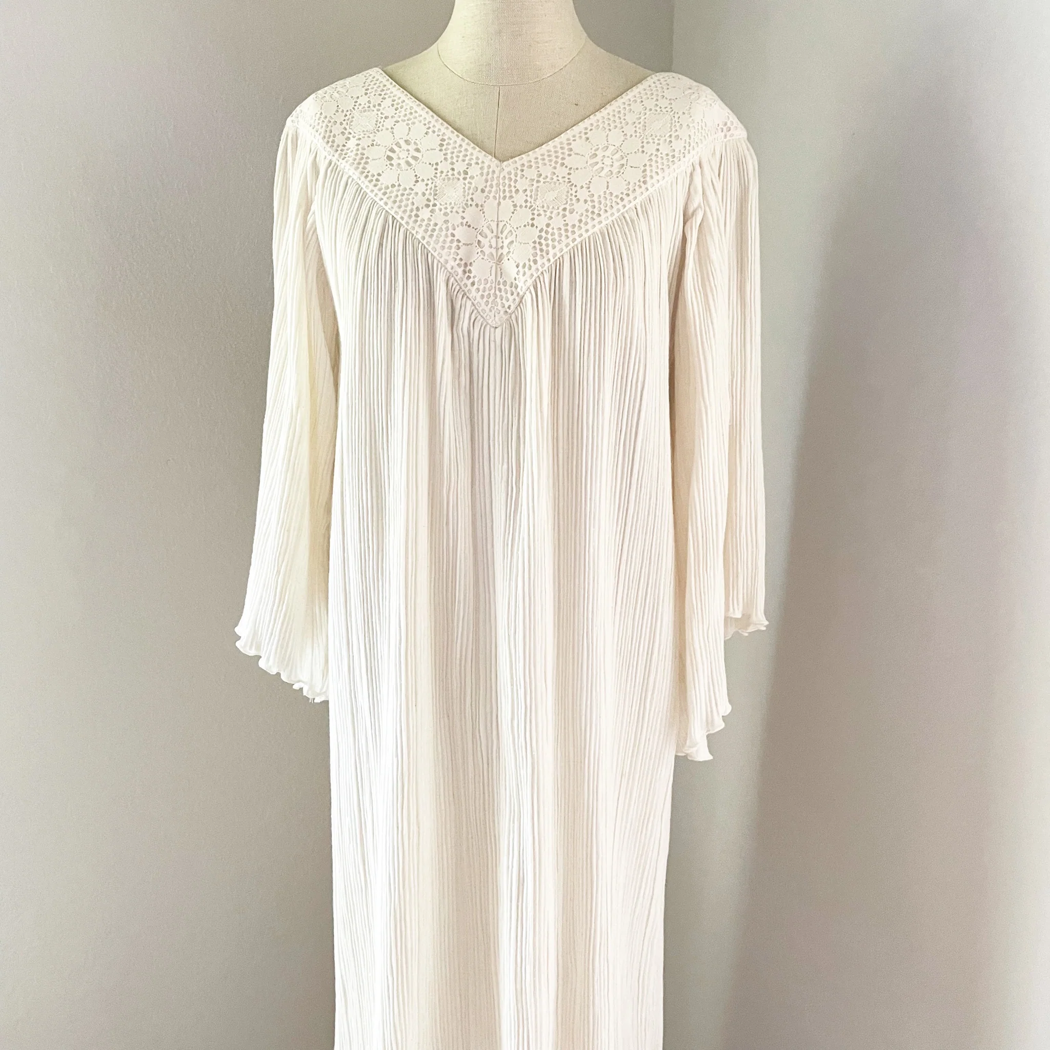 60s/70s Cool Maxi Dress Beach Wedding Style Festival Boho By Coco California - Image 4