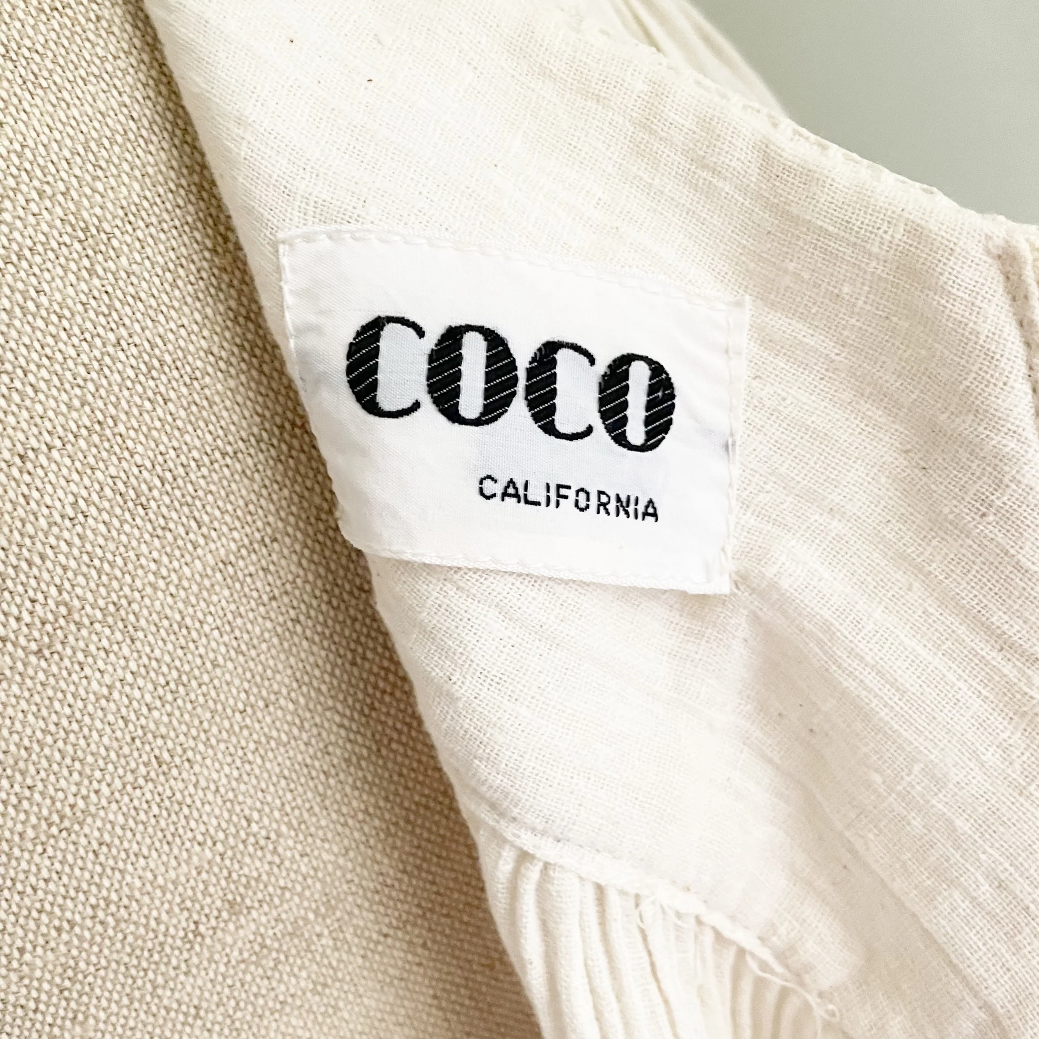 60s/70s Cool Maxi Dress Beach Wedding Style Festival Boho By Coco California - Image 9