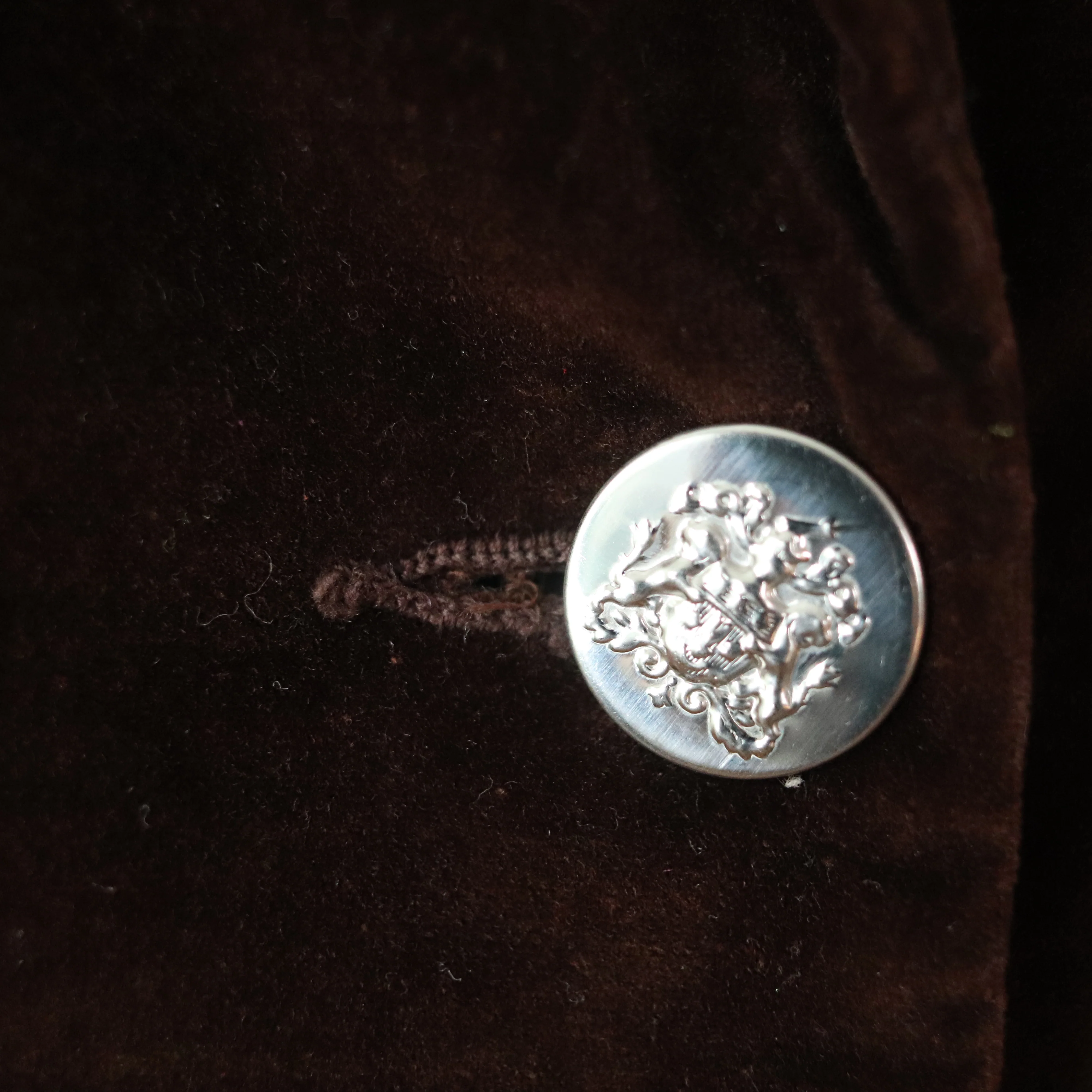 60s/70s Cotton Velvet Fitted Blazer Jacket Preppy by Prestige Boston - Image 12
