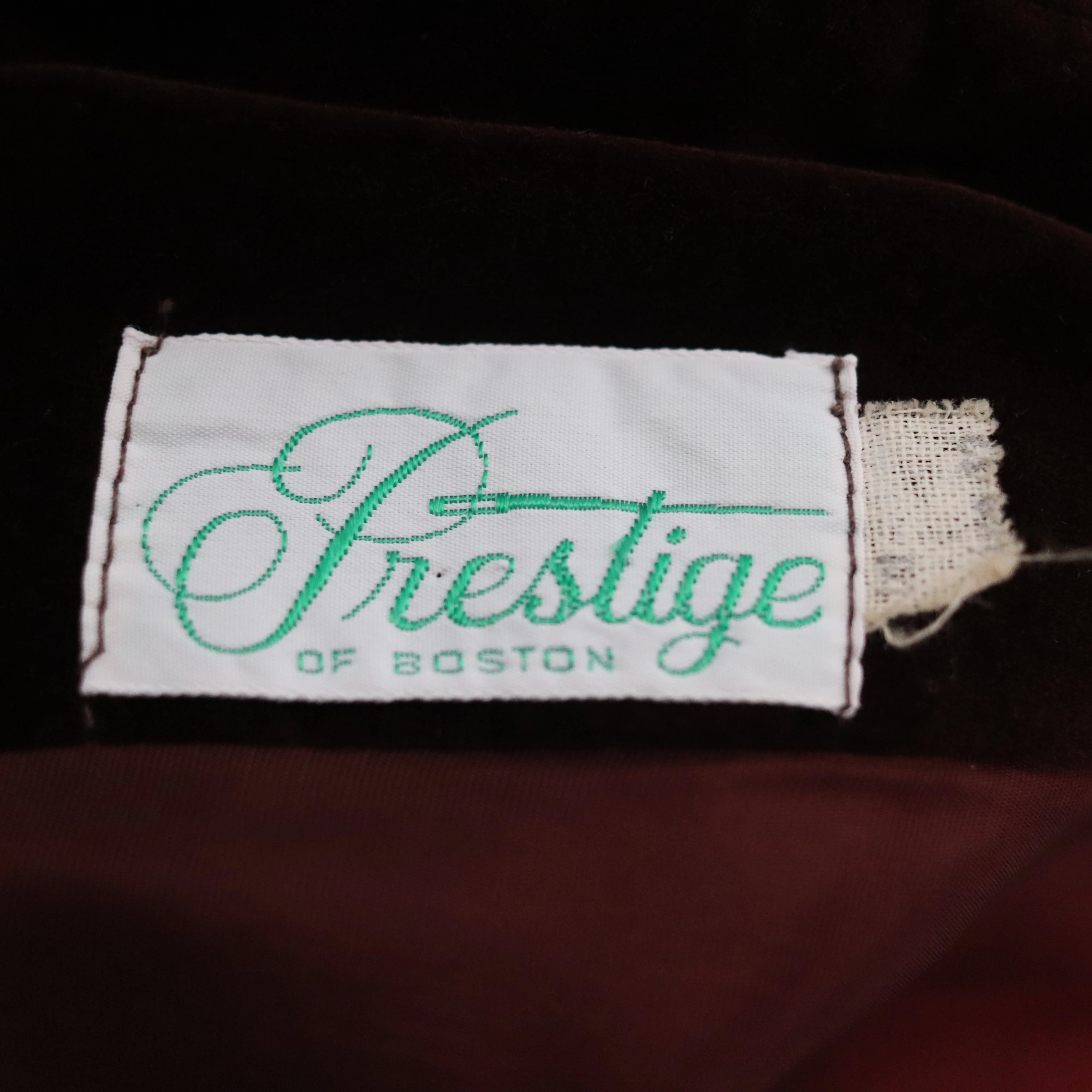 60s/70s Cotton Velvet Fitted Blazer Jacket Preppy by Prestige Boston - Image 13