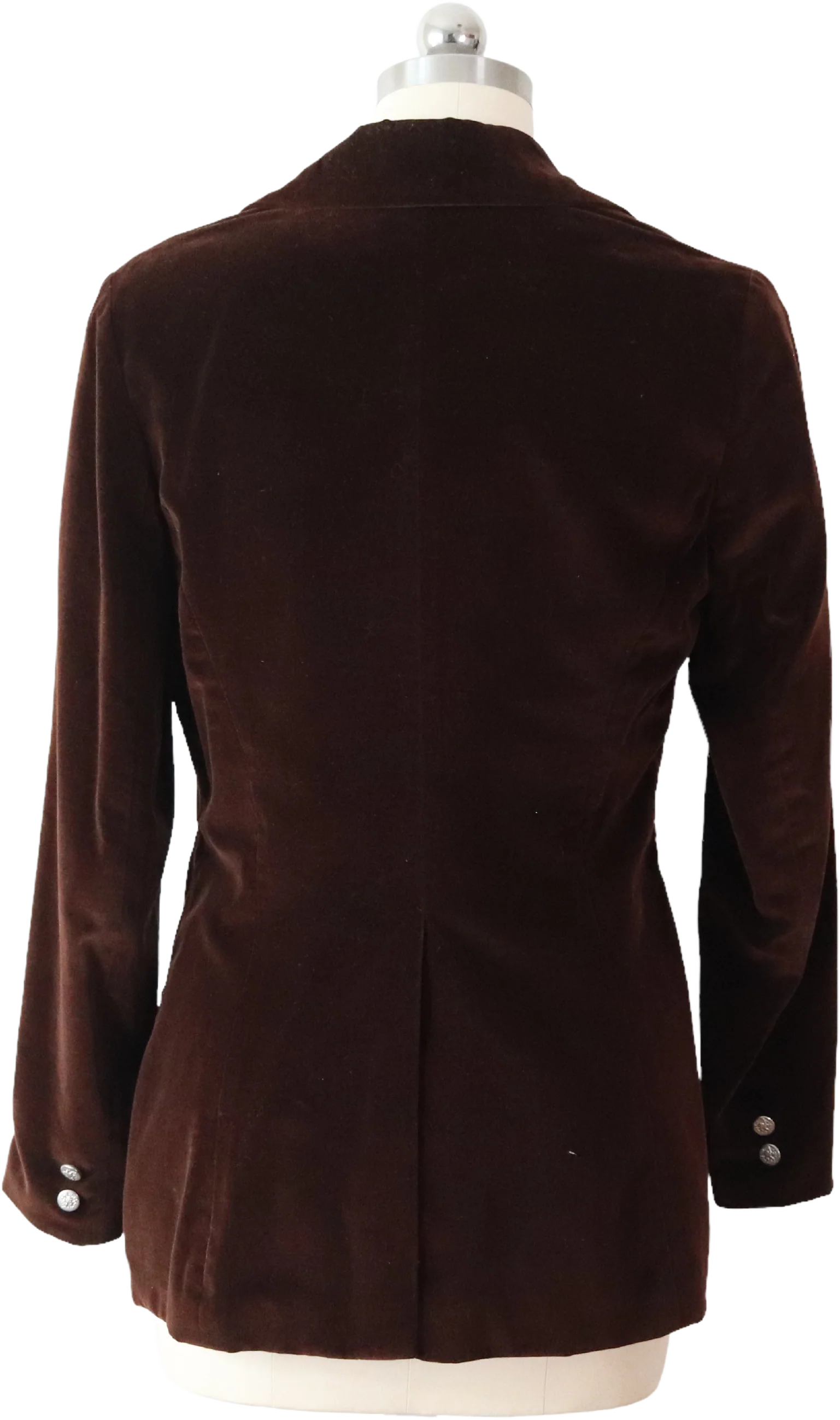 60s/70s Cotton Velvet Fitted Blazer Jacket Preppy by Prestige Boston - Image 2