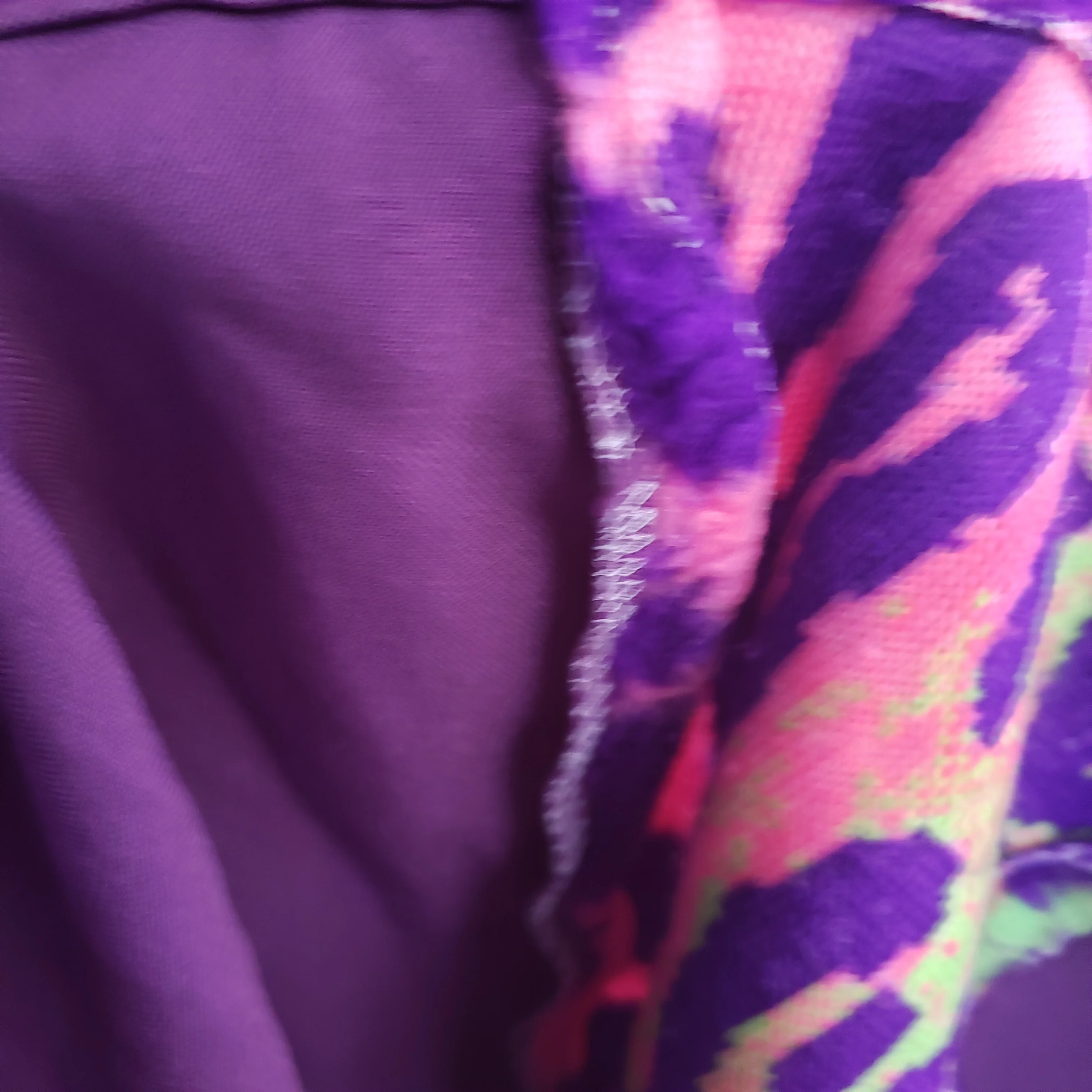 60s/70s Custom Purple Psychedelic Flair Military Pants By Military Service Trousers - Image 13