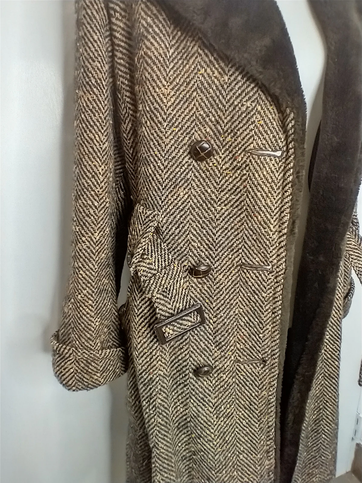 60s/70s Davis Of Boston Double Breasted Coat By Jonathan Logan - Image 10
