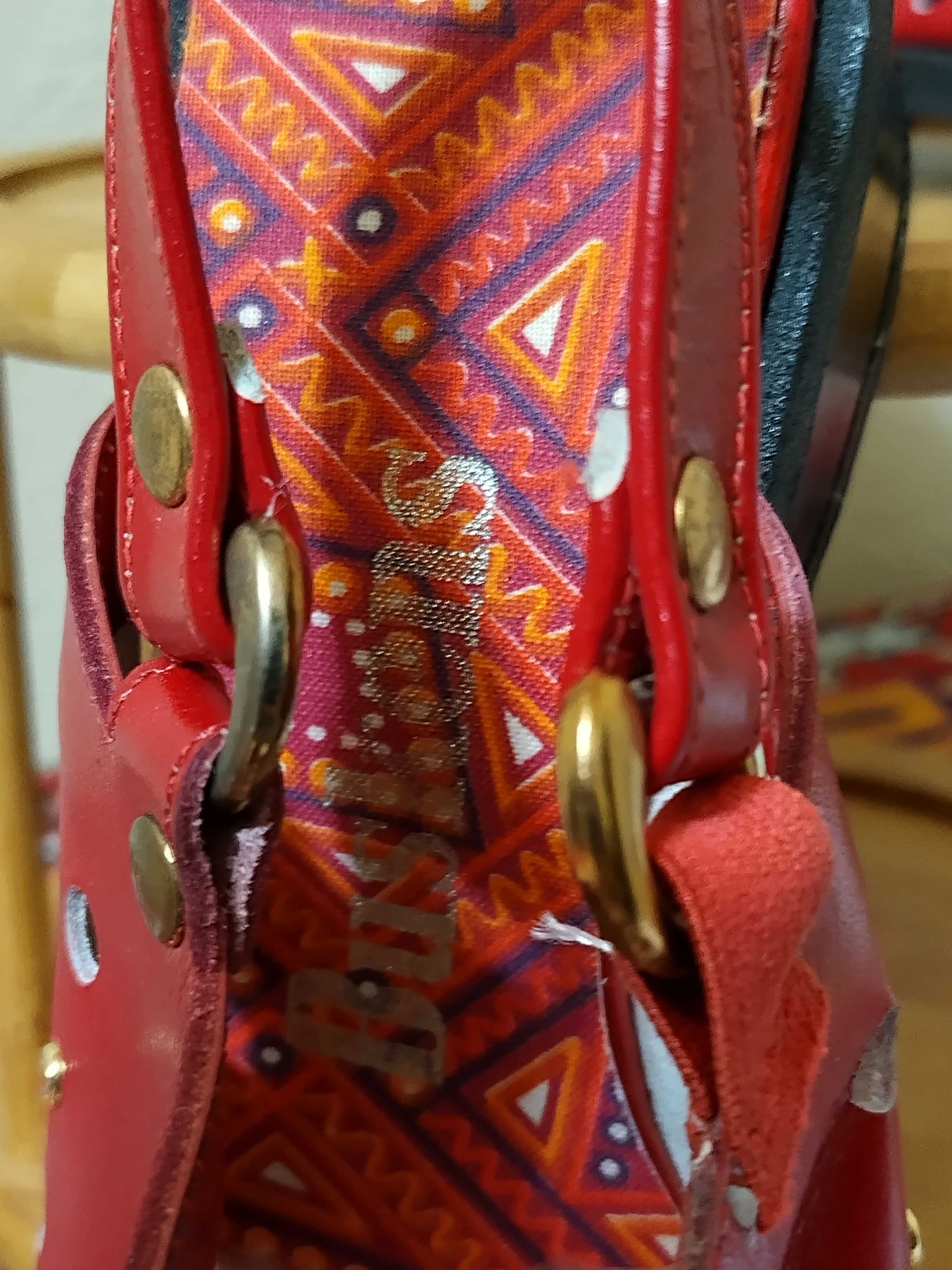 60s/70s Deadstock Orig Box Buskins Red Leather Mod Shoes By Buskins - Image 9