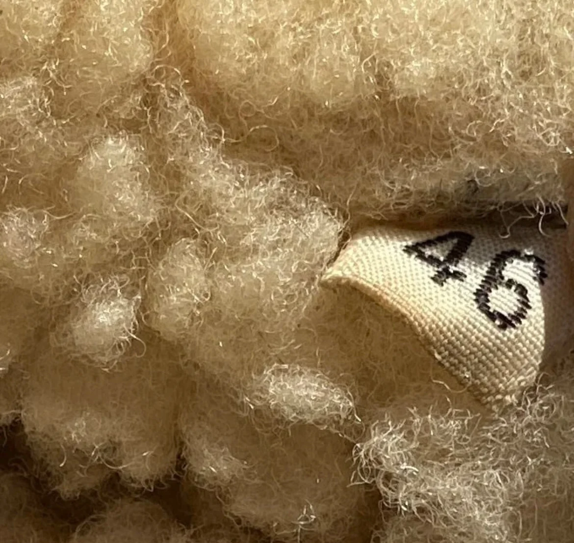 60s/70s Deerskin Leather Sherpa Lined Vest Antler Buttons - Image 3
