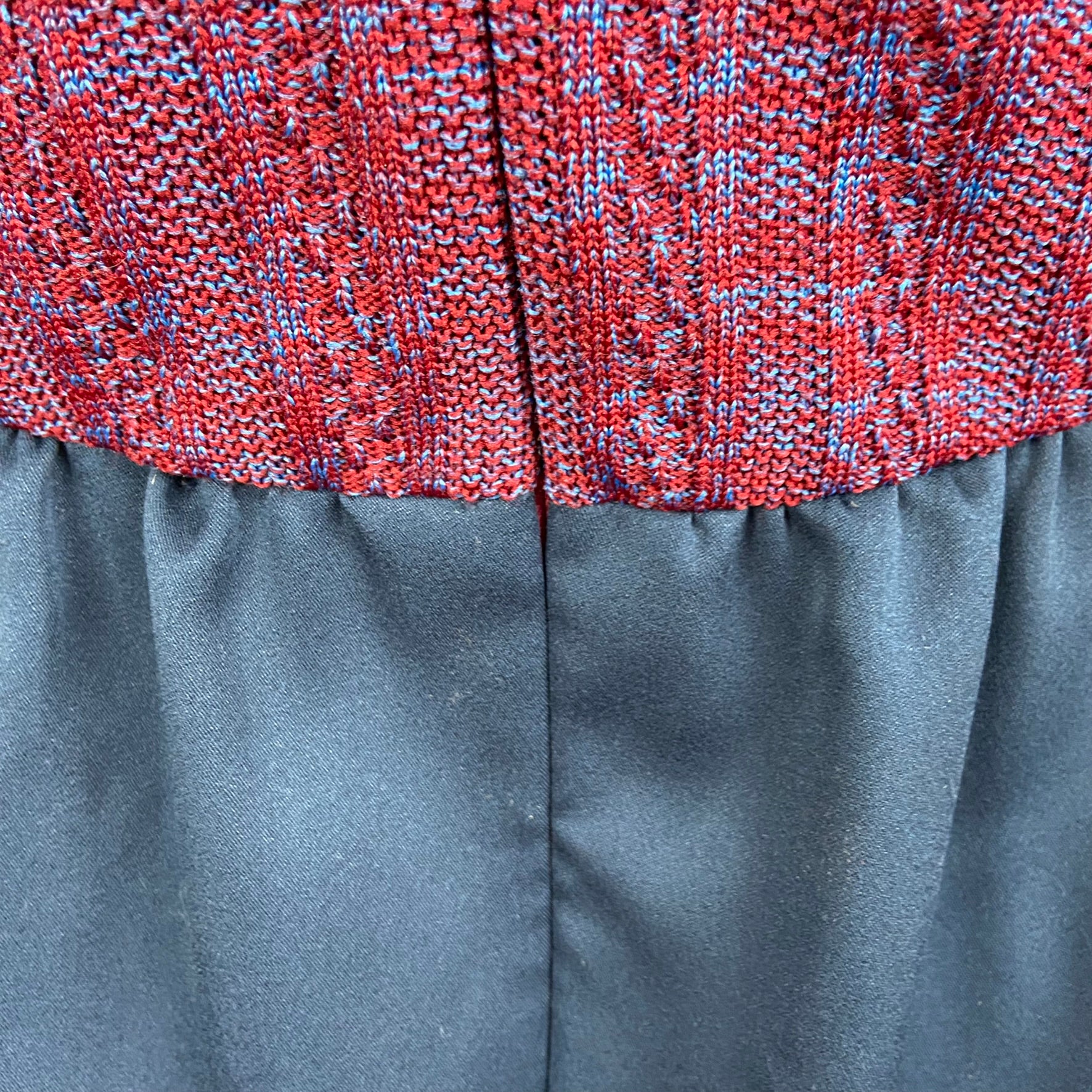 60s/70s Designer Sweater Ruffle Midi Dress By Rodrigues - Image 7