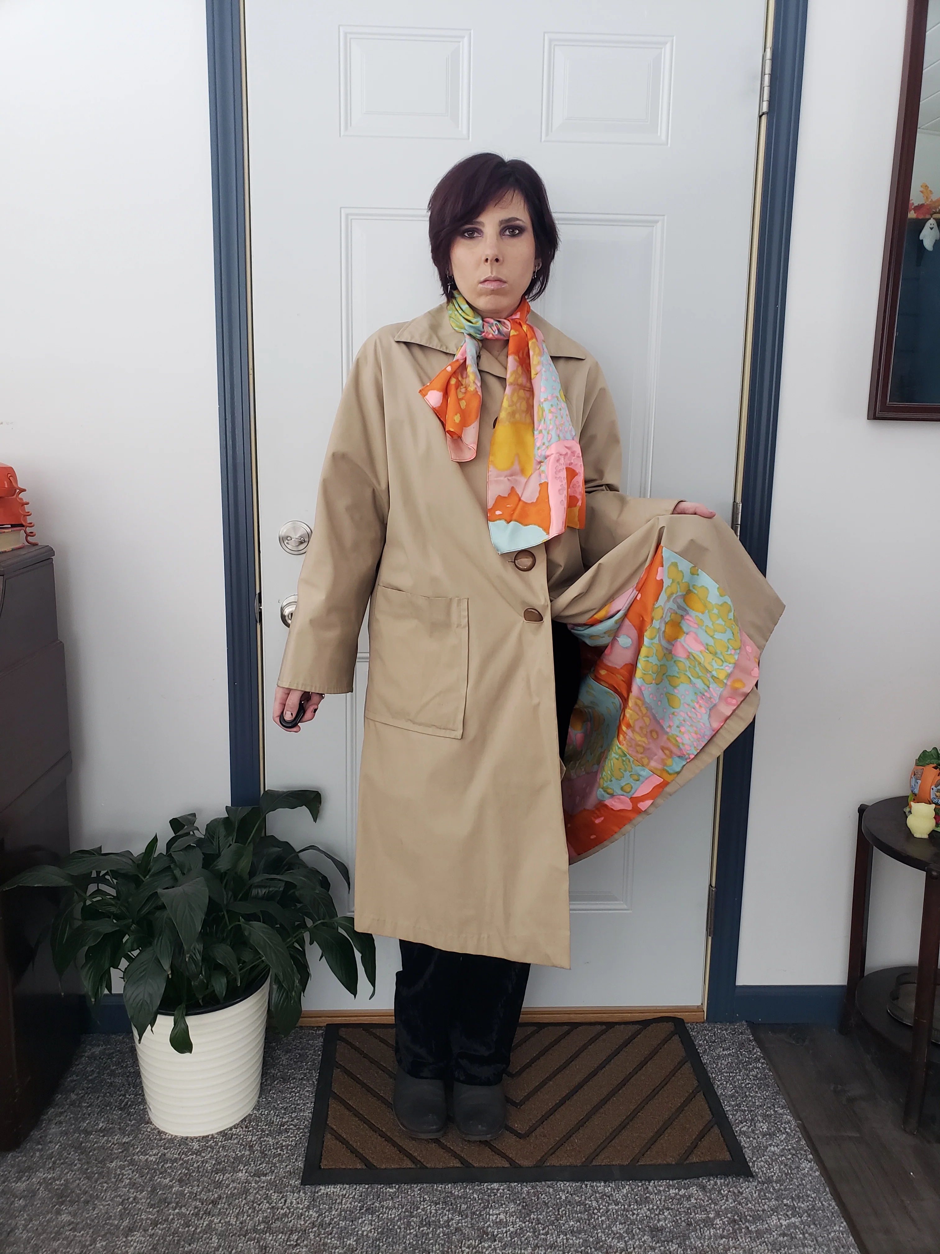 60s/70s Double Breasted Coat - Image 4