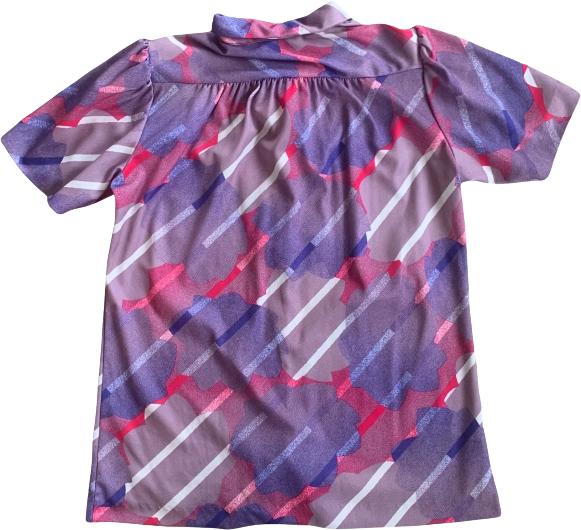 60s/70s Groovy Abstract Bold Print Top Usa by Elsa Phillips - Image 2