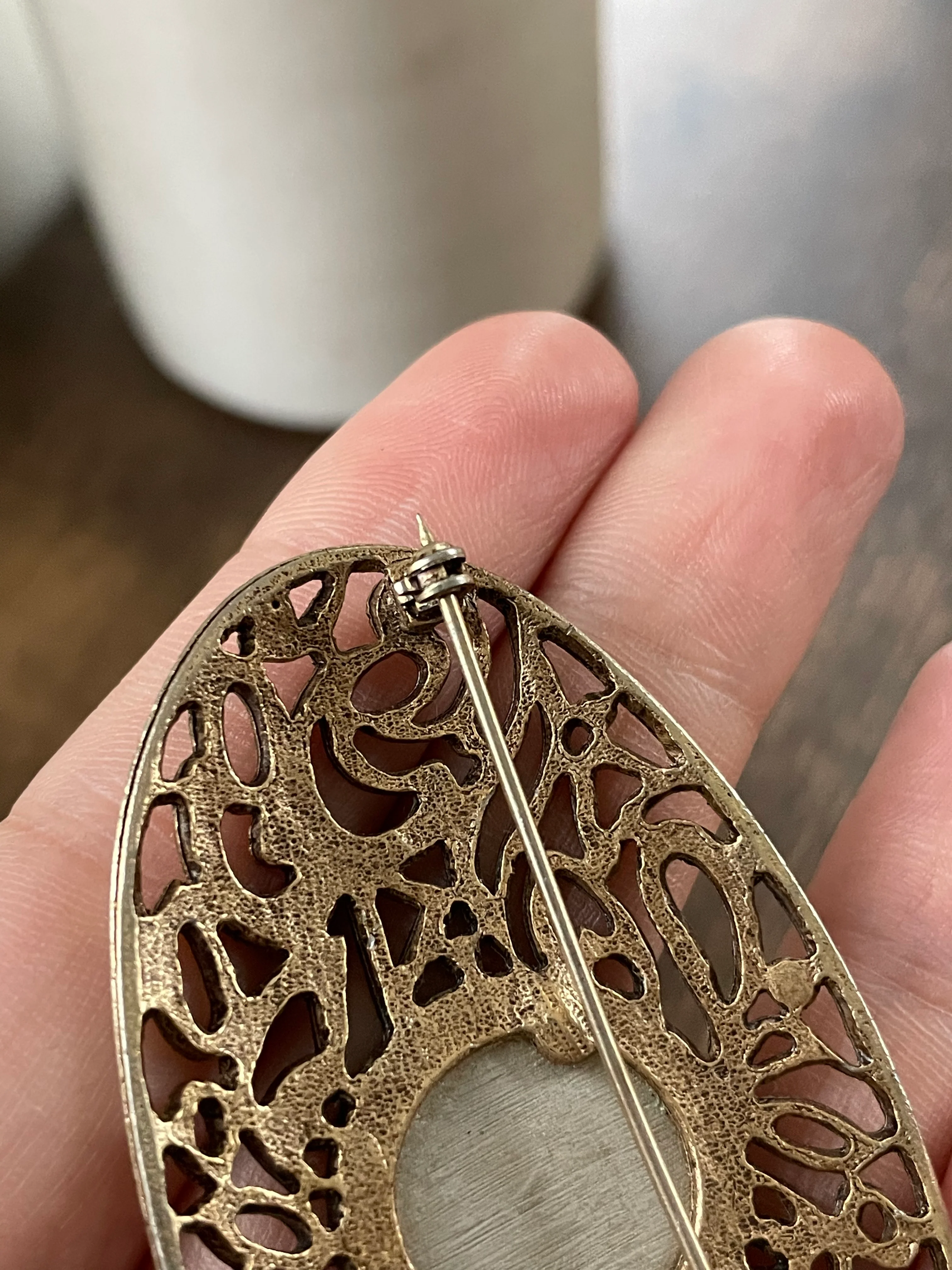 60s/70s French Republique Coun Brooch - Image 6