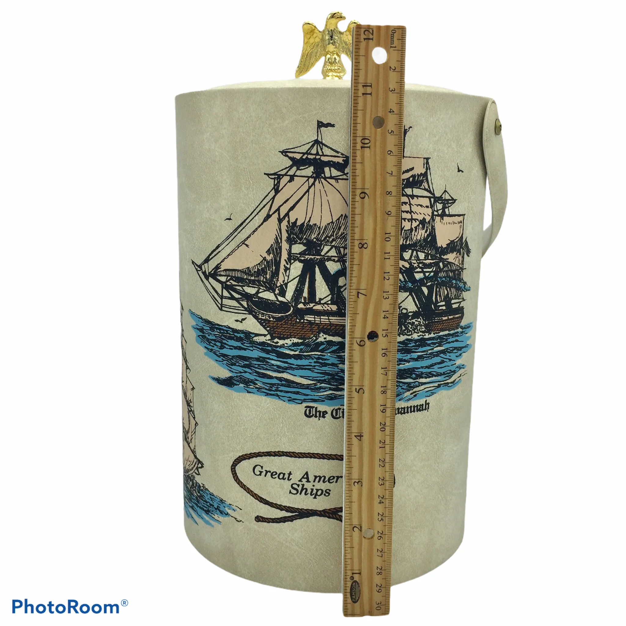 60s/70s Great American Ships Insulated Ice Bucket And Lid - Image 3