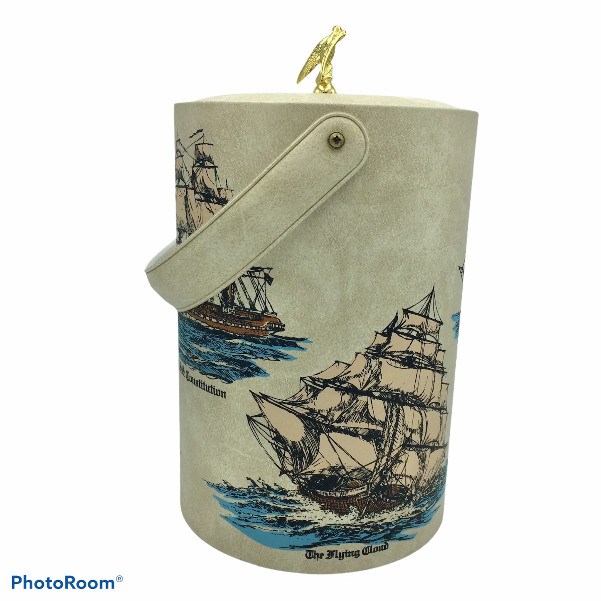 60s/70s Great American Ships Insulated Ice Bucket And Lid - Image 5