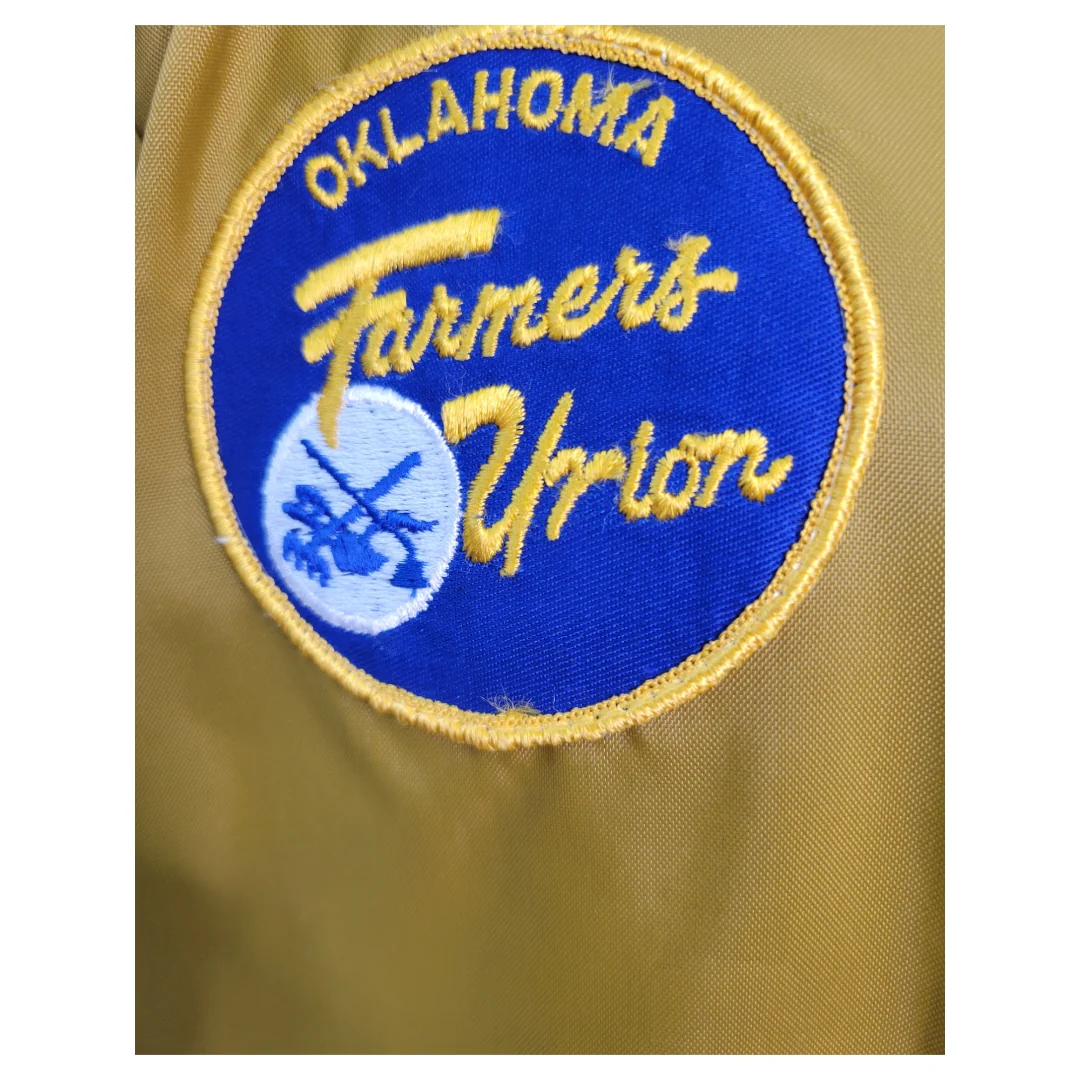 60s/70s Great Lakes Gold Farmers Union Windbreaker Jacket By Great Lakes - Image 6