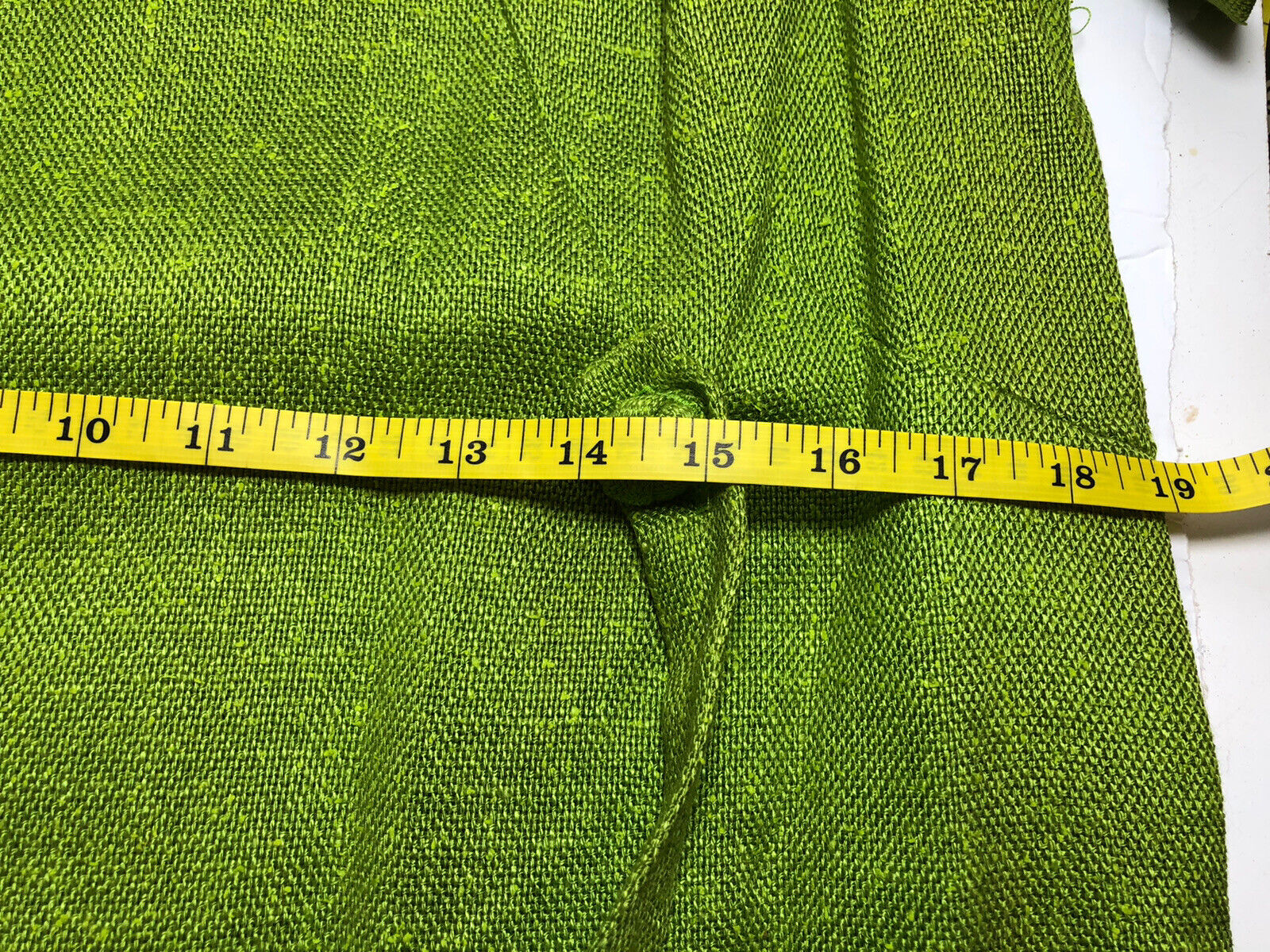 60s/70s Green Back Zip Self Belt Cowl Neck Nos Tags Bk Zip - Image 7