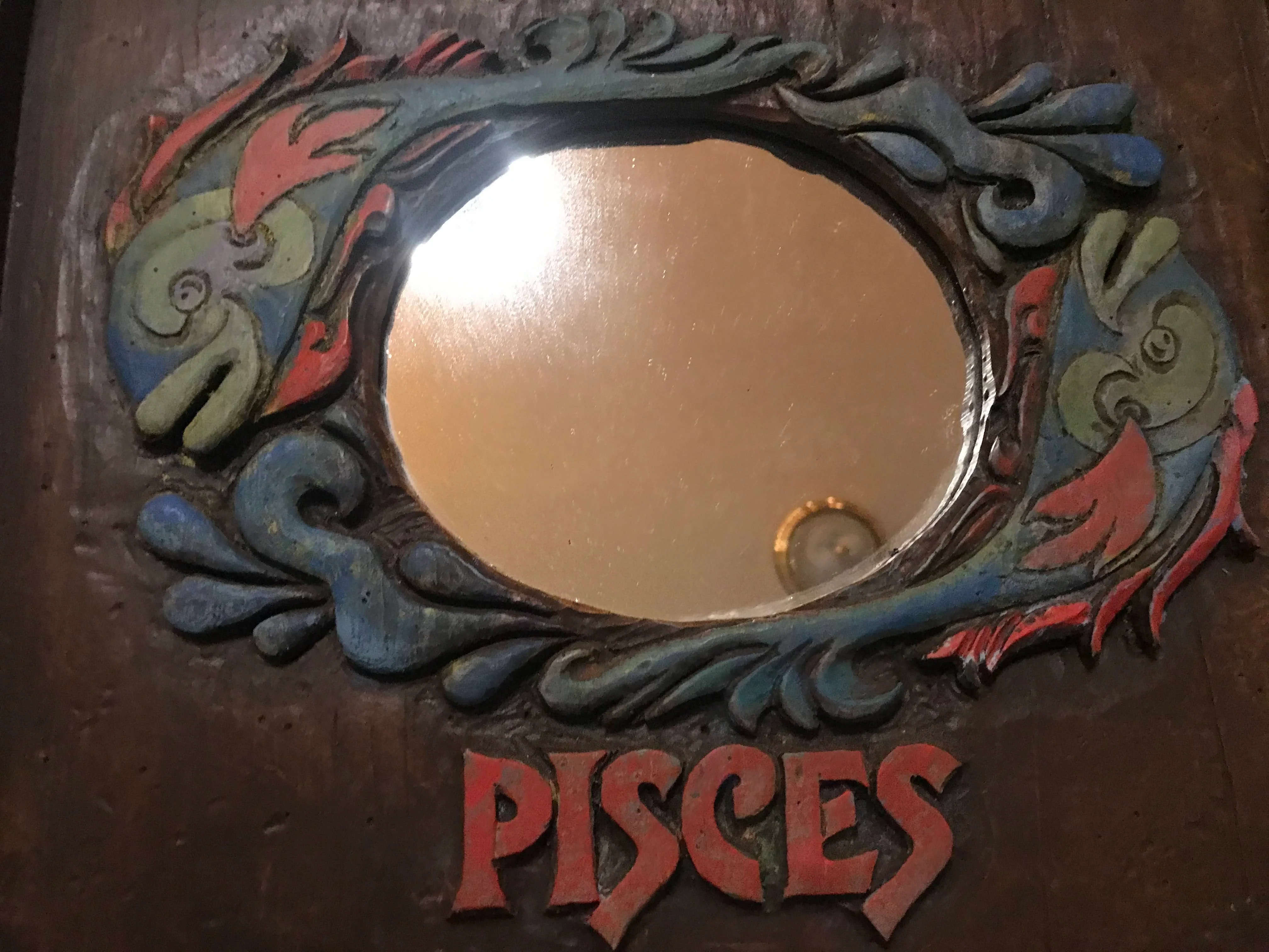 60s/70s Groovy Pisces Zodiac Boho Hippie Wall Art - Image 4