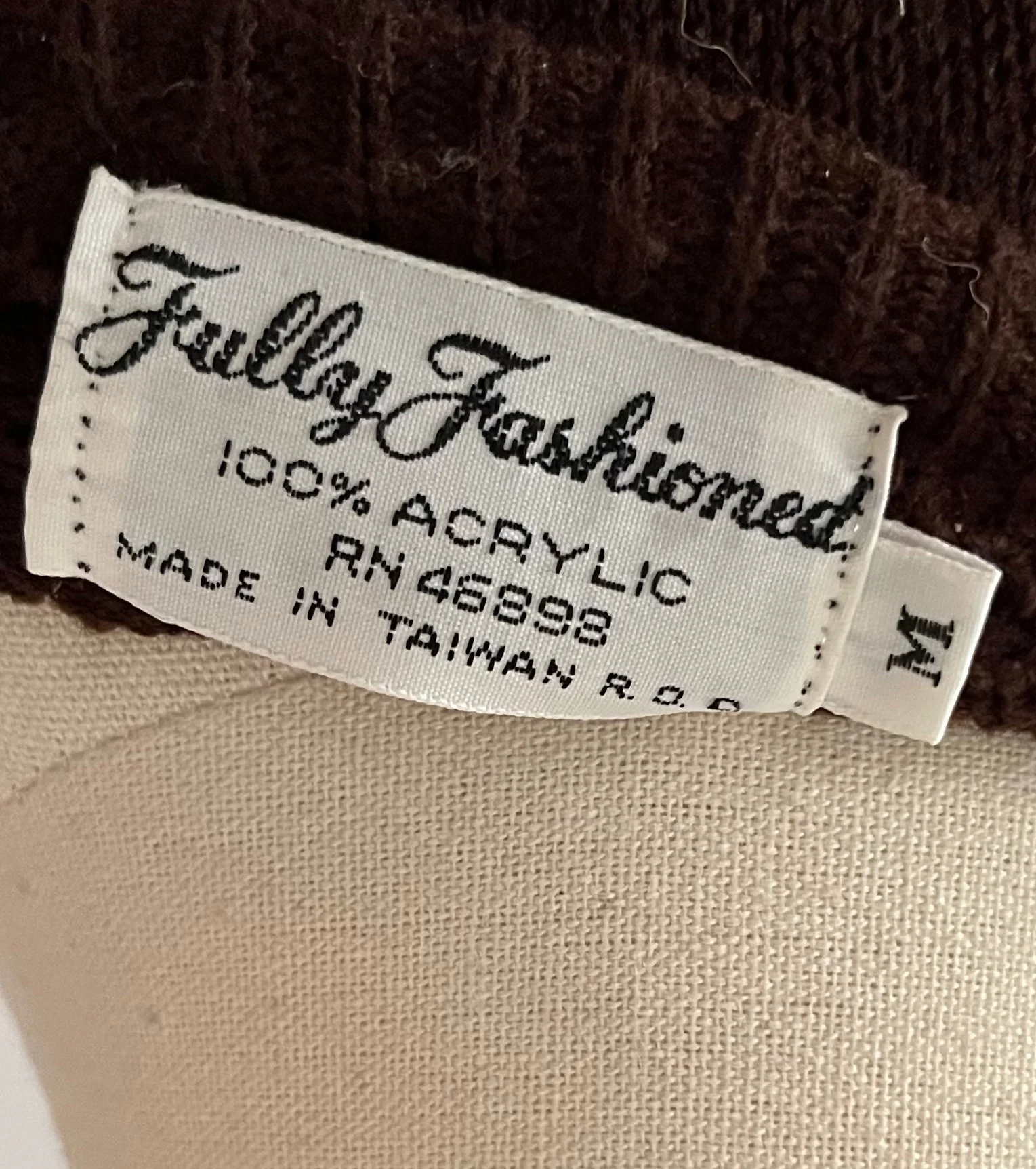60s/70s Groovy Plaid Knit Sweater Vest By Fully Fashioned - Image 4