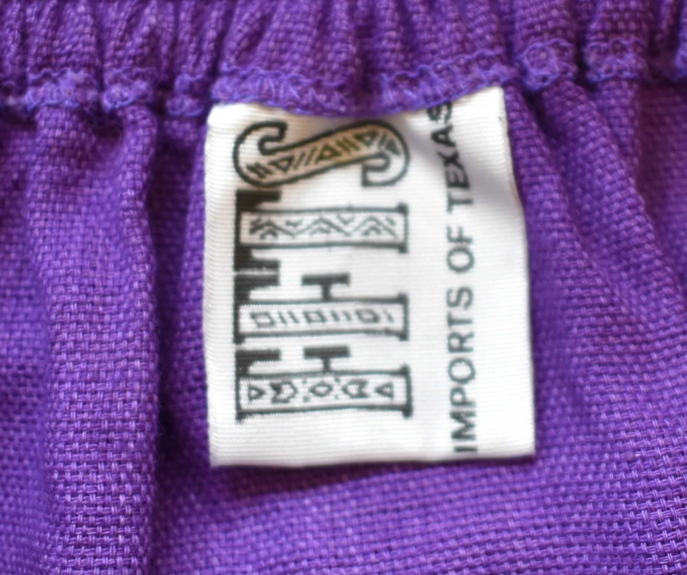60s/70s Hand Woven Skirt 3-d  Little People M L by Ffts Imports of Texas / Made In Guatemala - Image 10