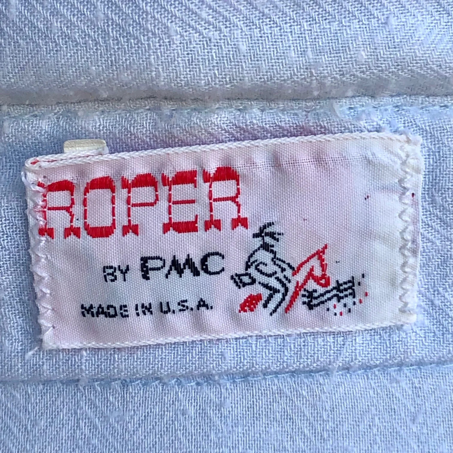60s/70s Indian Warbonnet Butterfly Collar Western Shirt By Roper - Image 5