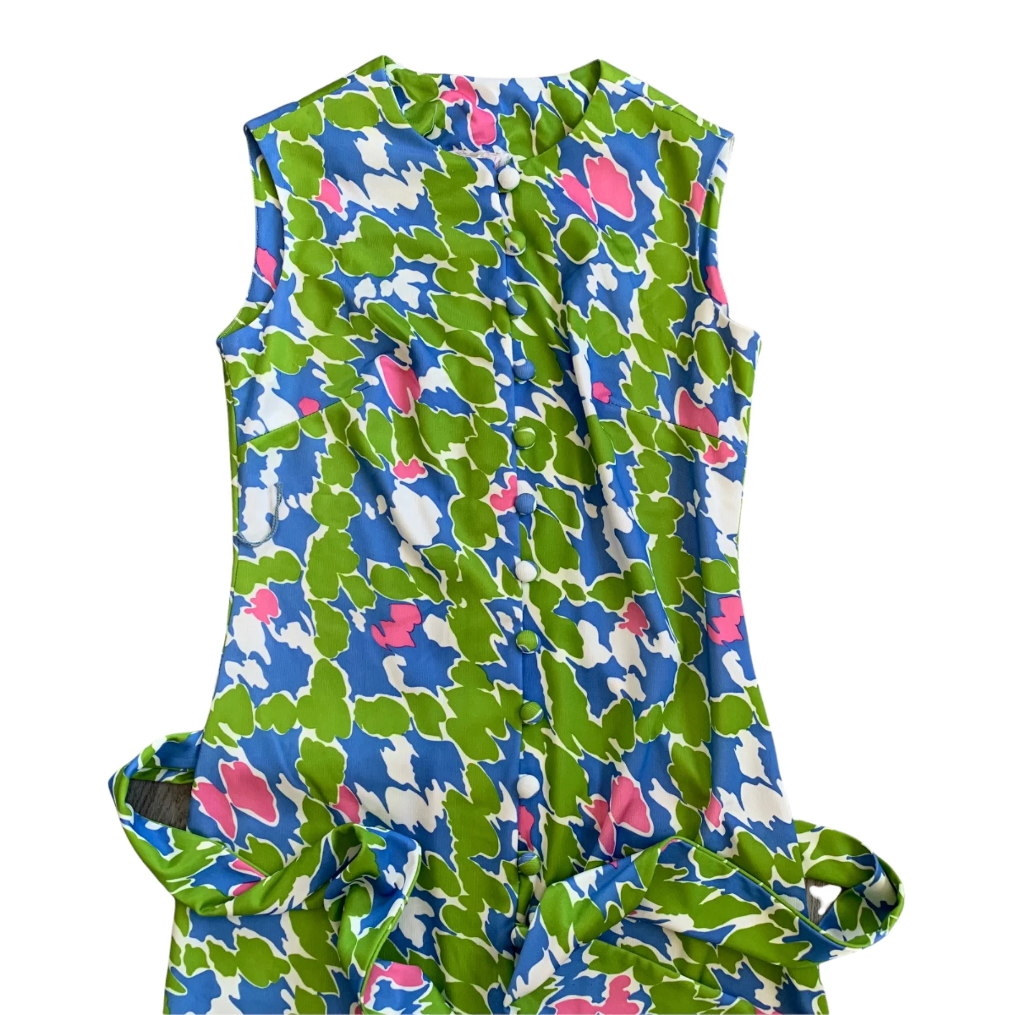 60s/70s Kay Windsor Ilgwu Mod Retro Maxi Dress Usa By Kay Windsor - Image 3