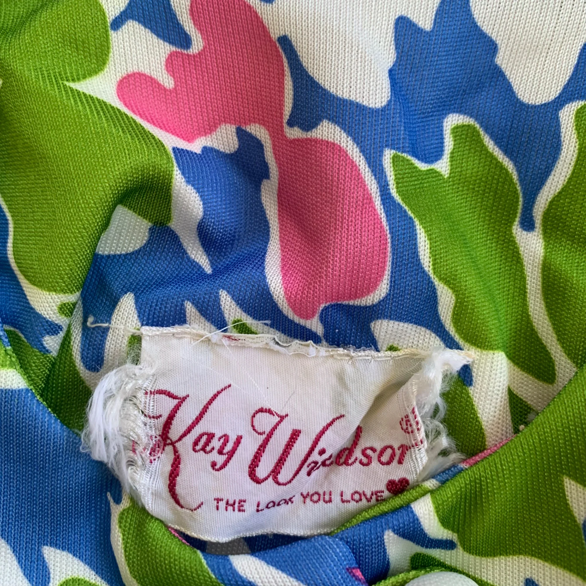 60s/70s Kay Windsor Ilgwu Mod Retro Maxi Dress Usa By Kay Windsor - Image 4
